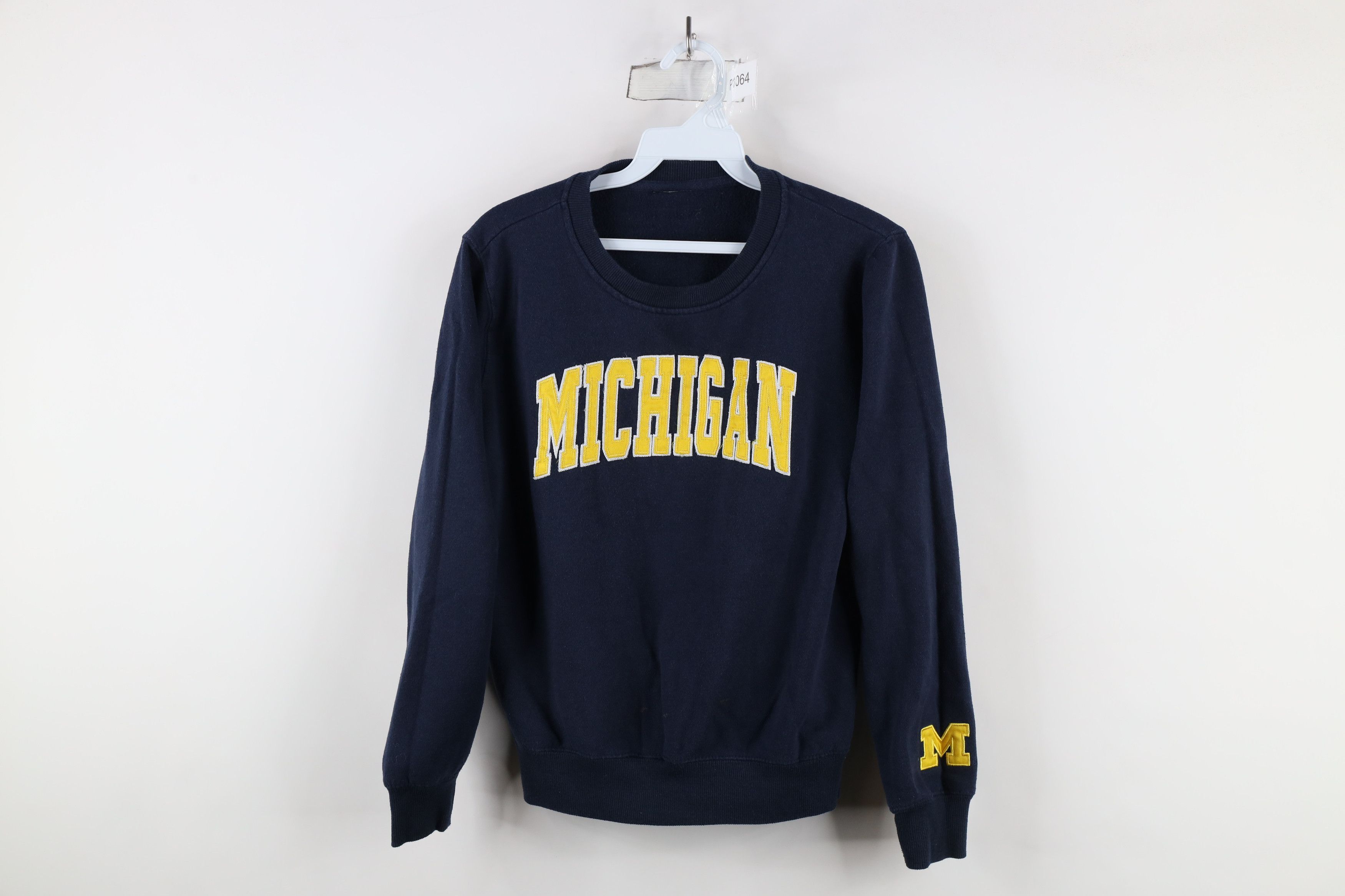 Vintage Vintage 90s University of Michigan Crewneck Sweatshirt Size S / US 4 / IT 40 - 1 Thumbnail