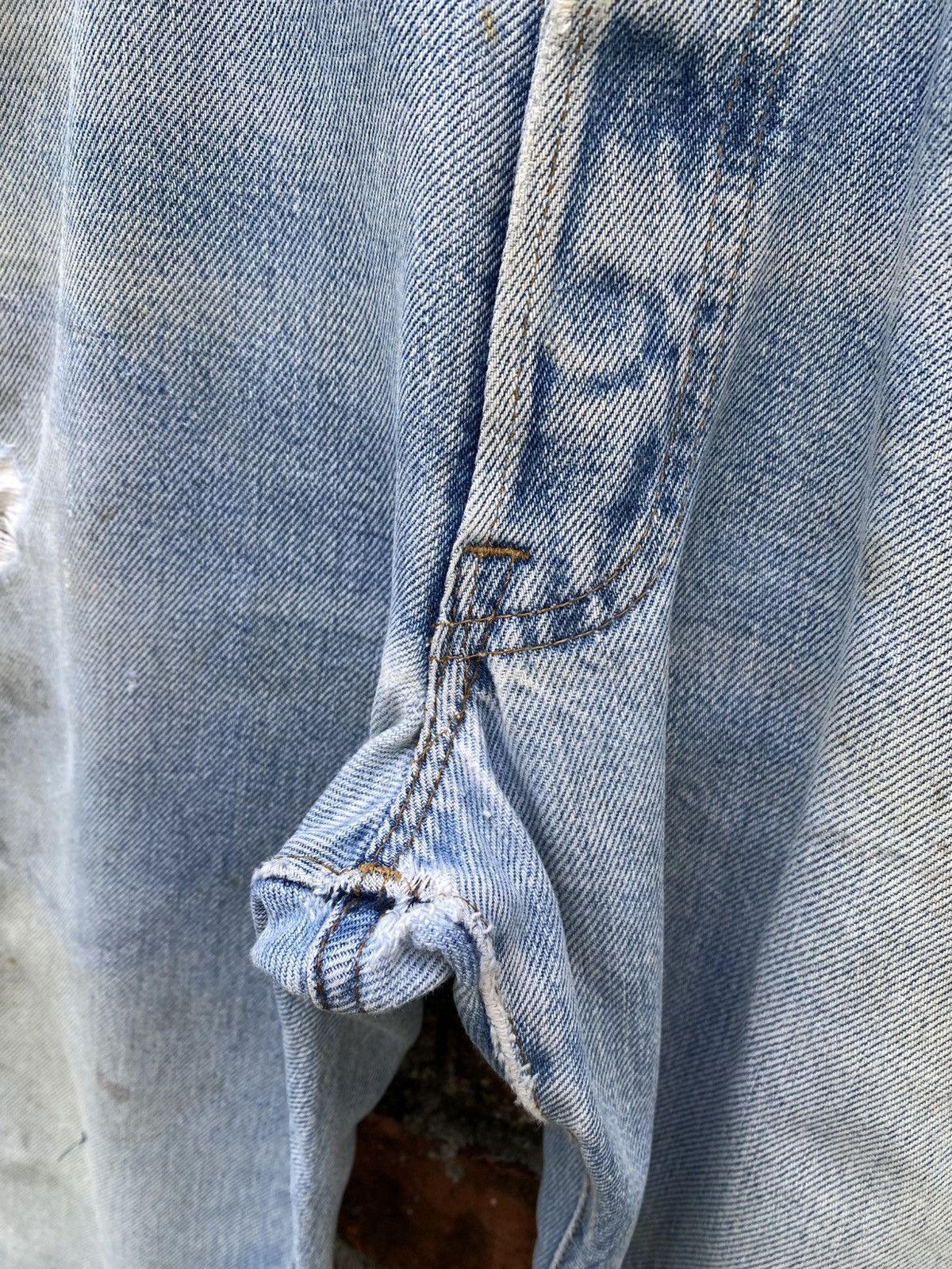 Levi's Vintage Clothing W32x31 Vintage levi's 501 redline distressed dirt USA Size US 32 / EU 48 - 4 Thumbnail