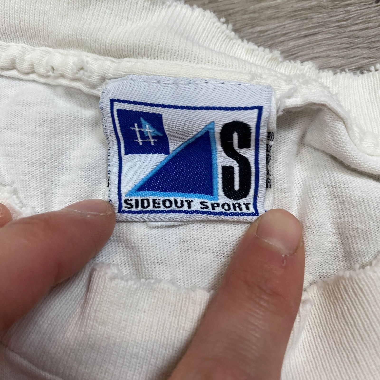 Vintage VTG 80s Sideout Sport Volleyball Faded Single Stitch Shirt L Size US L / EU 52-54 / 3 - 7 Thumbnail