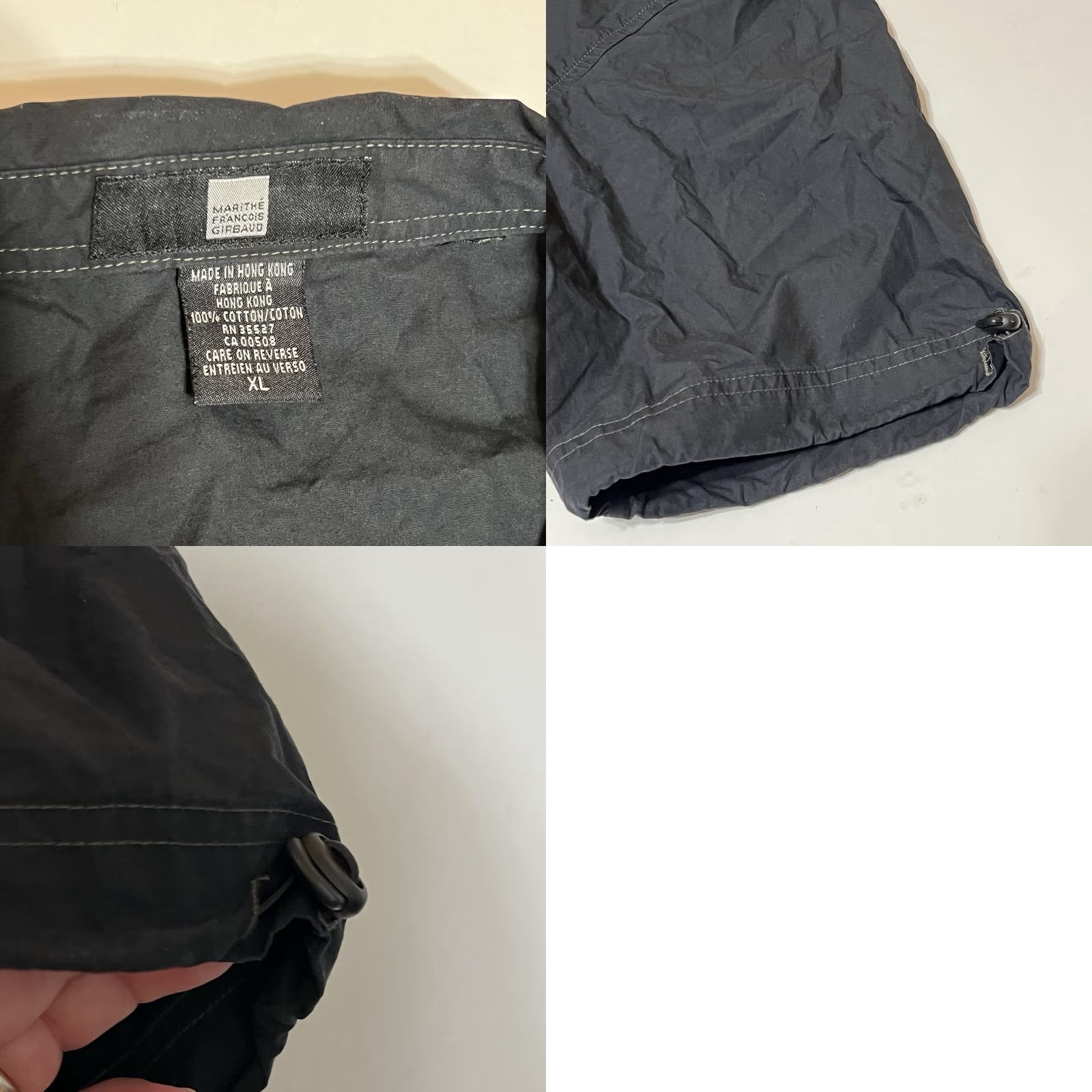 Vintage VINTAGE Marithe Francois Girbaud Button Shirt Mens XL Black Spinout Pocket Size US XL / EU 56 / 4 - 8 Thumbnail