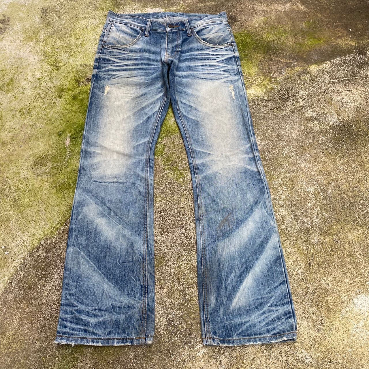 Japanese Brand Vintage Improves People Republic Distressed Denim Size US 32 / EU 48 - 1 Thumbnail