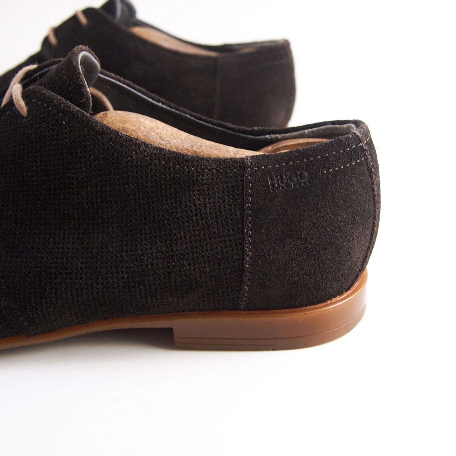 Hugo Boss Hugo Boss Derby Oxfords Brown Suede Mens EU 40.5 US 7.5 Size US 7.5 / EU 40-41 - 2 Thumbnail