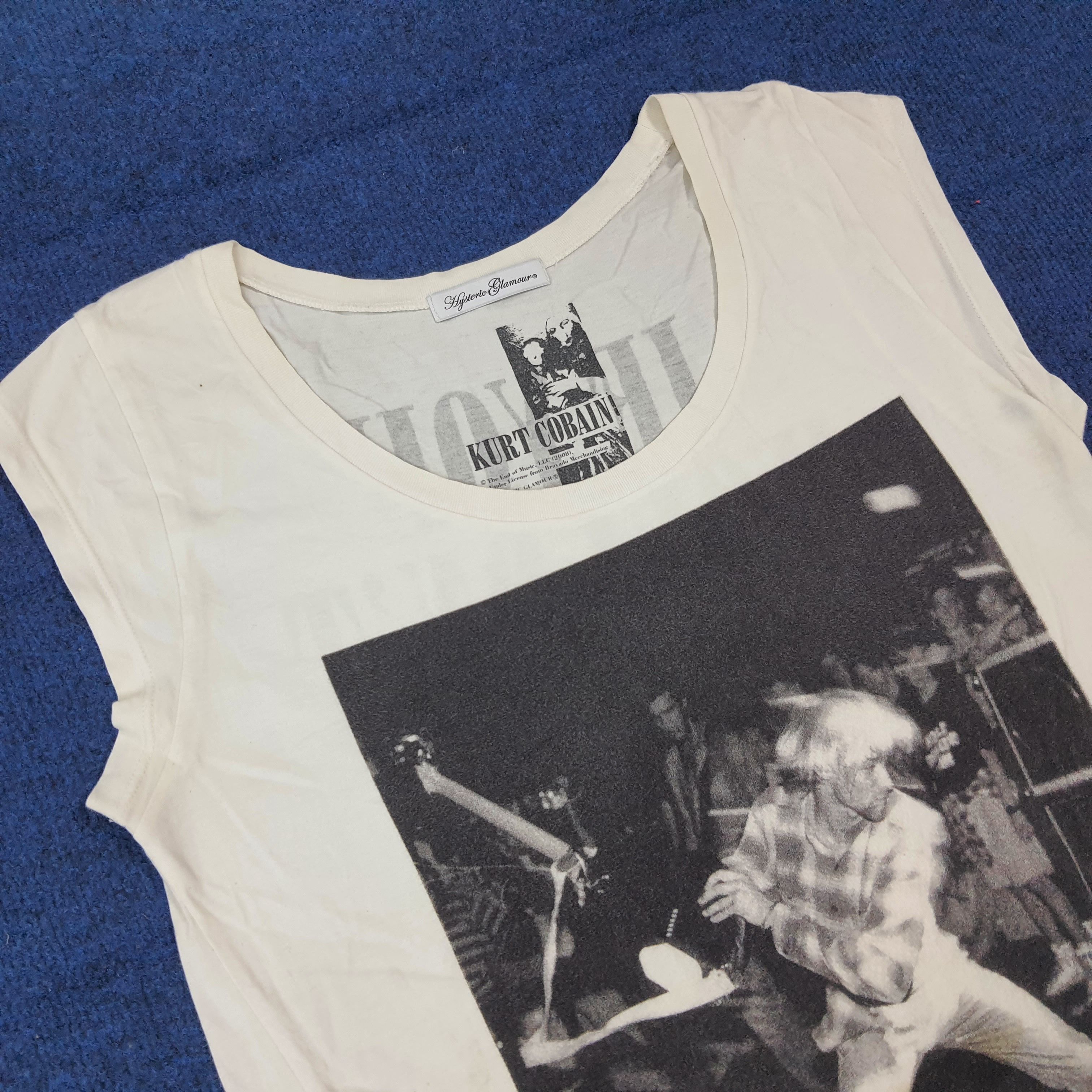 Hysteric Glamour Vintage Hysteric Glamour Kurt Cobain Nirvana TankTop C276N34 Size S / US 4 / IT 40 - 3 Thumbnail