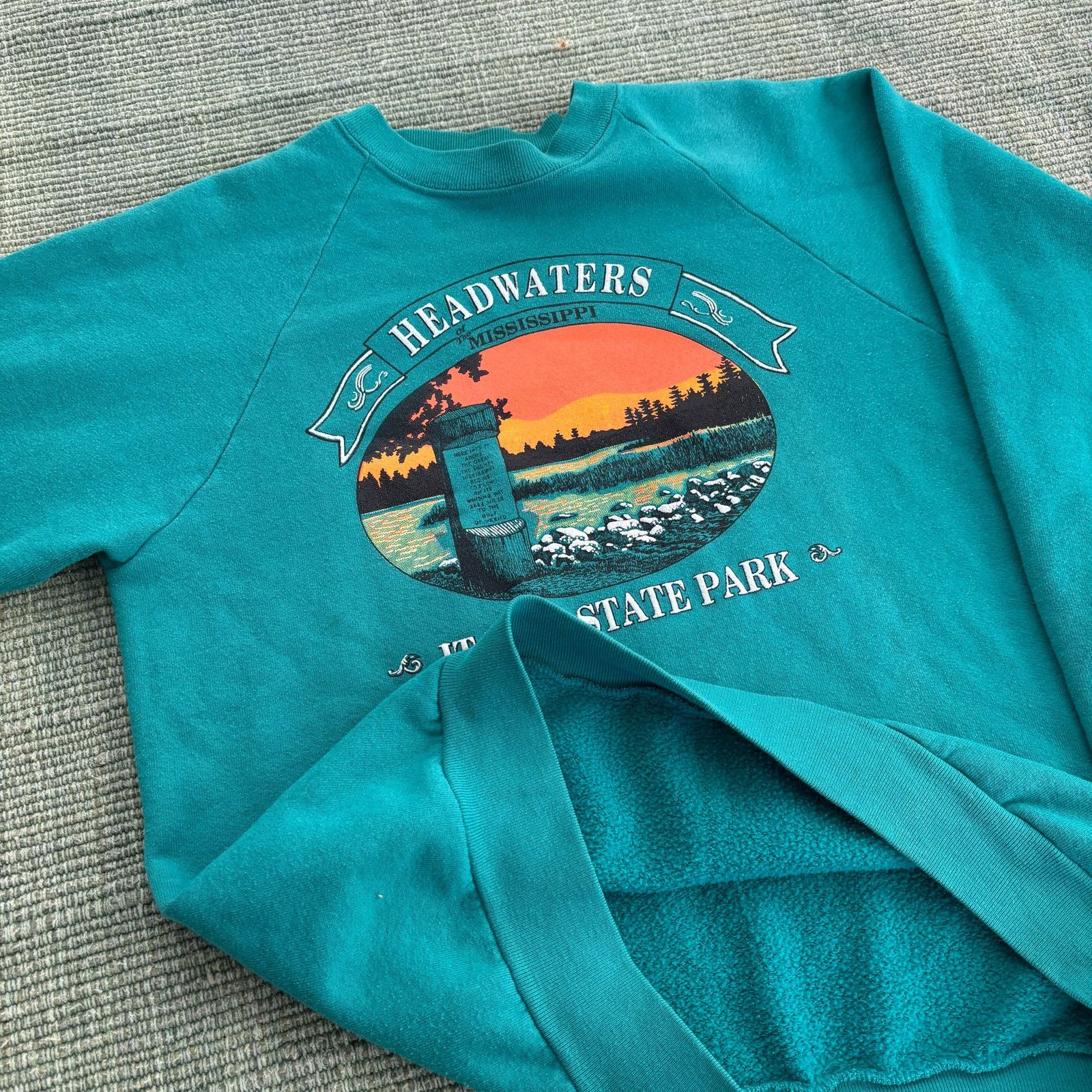 Fruit Of The Loom × Vintage Vintage 90s Minnesota State Park sweatshirt size L Size US L / EU 52-54 / 3 - 7 Thumbnail