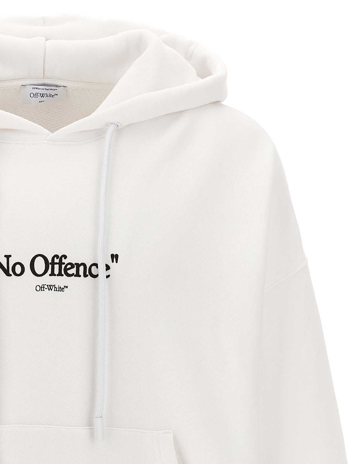 Off-White o1gr1nt0425 No Place Hoodie in White Size US XXS / EU 40 - 3 Thumbnail