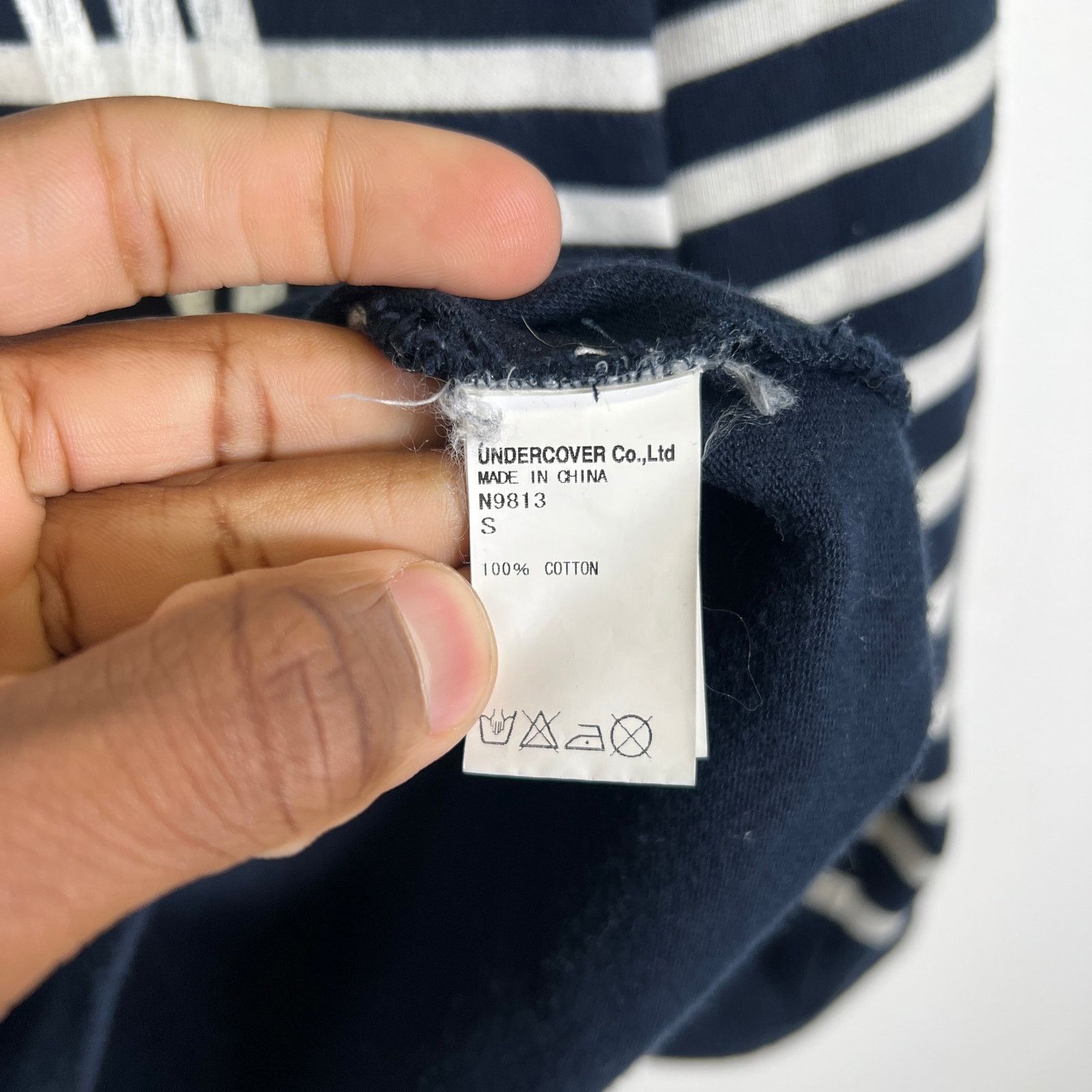 Undercover Undercover SS04 "New York City" Navy Striped Longsleeve Size US S / EU 44-46 / 1 - 7 Thumbnail