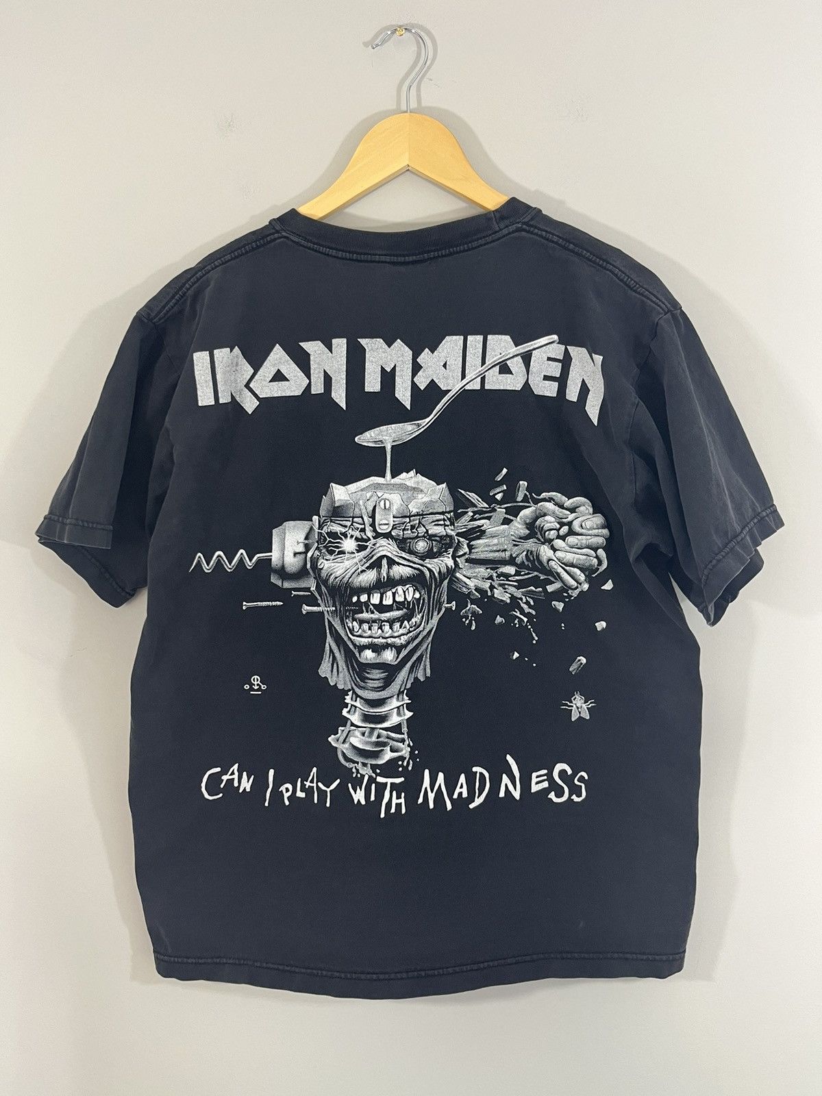 Band Tees IRON MAIDEN Play With Madness Thrashed Band Tee Size US L / EU 52-54 / 3 - 4 Thumbnail