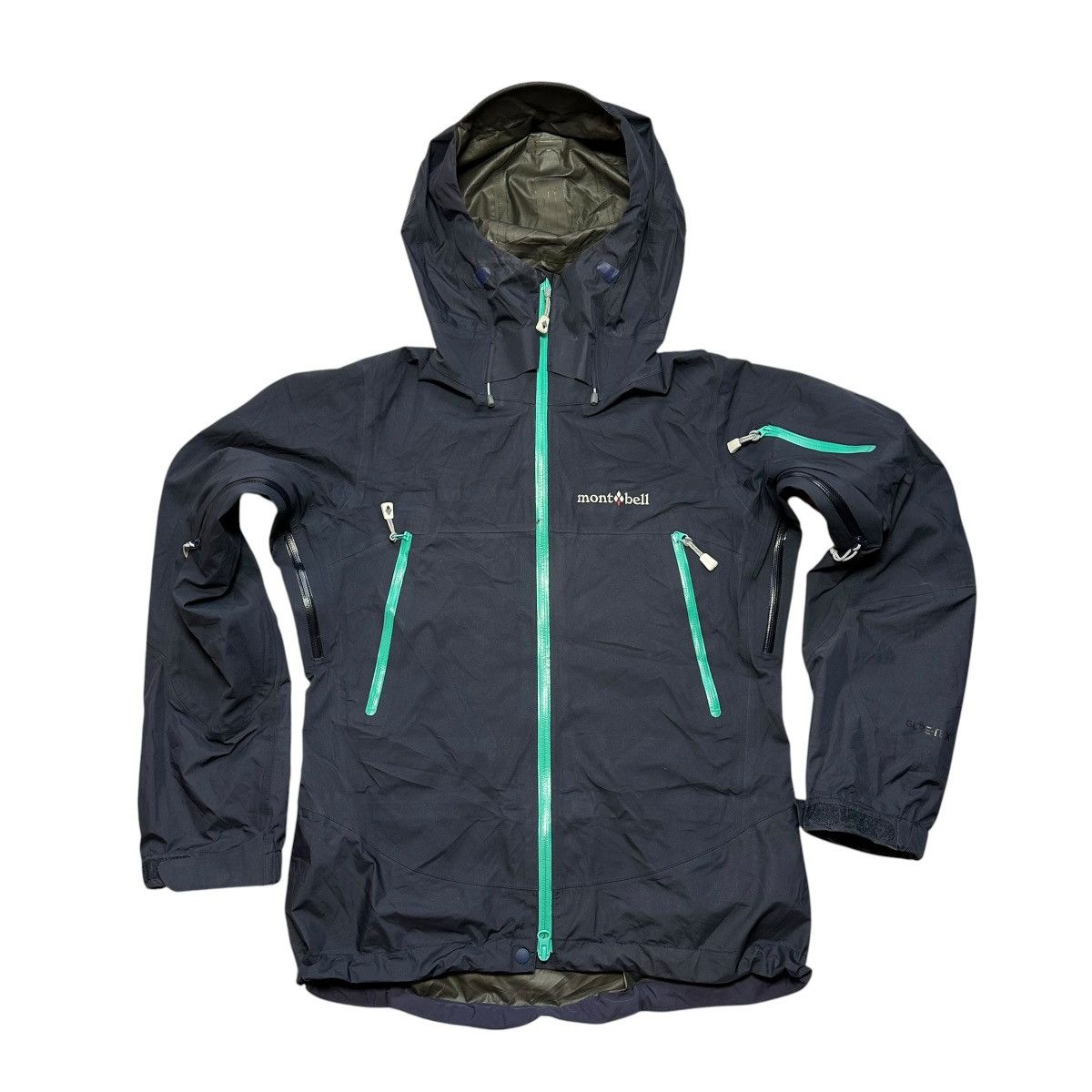Montbell Montbell 00s Gore-Tex Technical Jacket Aqua-Tect Hooded Size US M / EU 48-50 / 2 - 2 Thumbnail