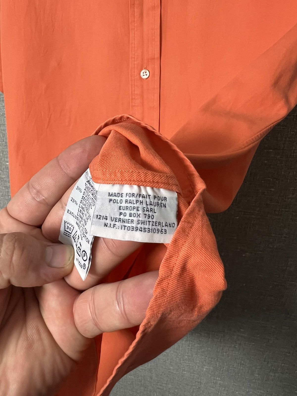 Polo Ralph Lauren Vintage Ralph Lauren Cotton/Silk/Linen Short Sleeve Shirt Size US L / EU 52-54 / 3 - 10 Thumbnail