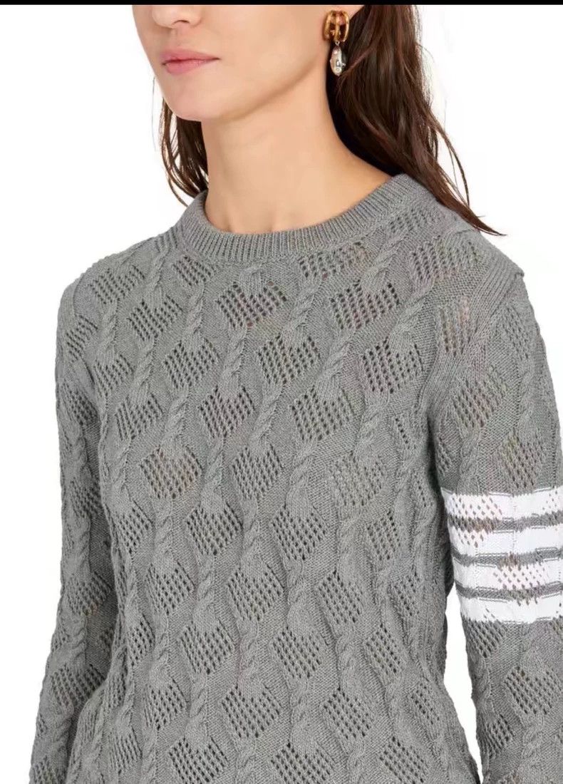 Thom Browne Thom Browne Round collar sweater Size S / US 4 / IT 40 - 4 Thumbnail