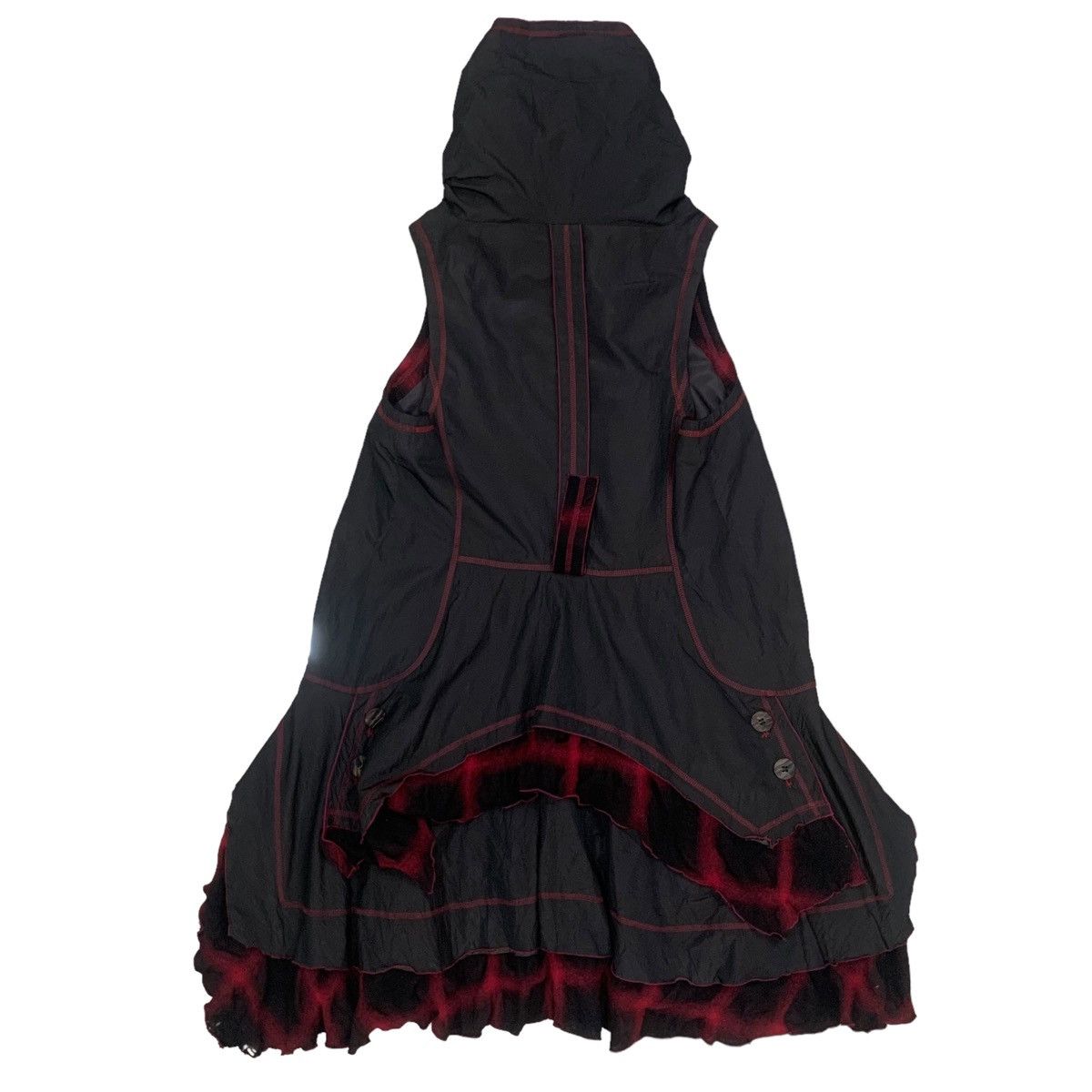 Japanese Brand Vintage Eiko Akondo Gothic Punk Sleeveless Jacket Size M / US 6-8 / IT 42-44 - 2 Thumbnail