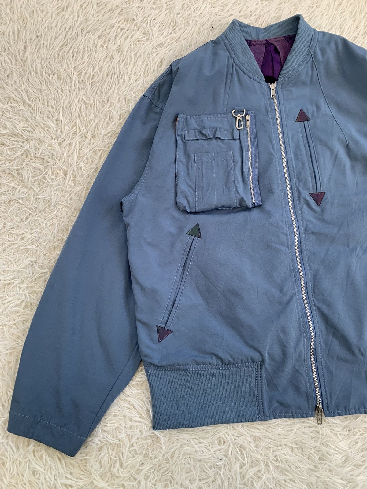 Japanese Brand Endrecher Zozo Tech Bomber Jacket Detachable Pocket Size US L / EU 52-54 / 3 - 3 Thumbnail