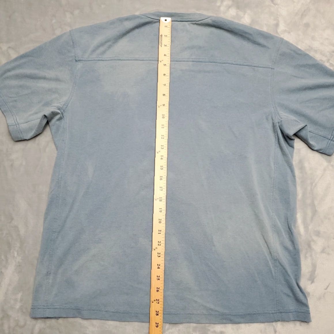 Vintage Duluth Trading T Shirt Mens Large Nice Fade Blue Work Trades Pocket Crew Tee Size US L / EU 52-54 / 3 - 6 Thumbnail