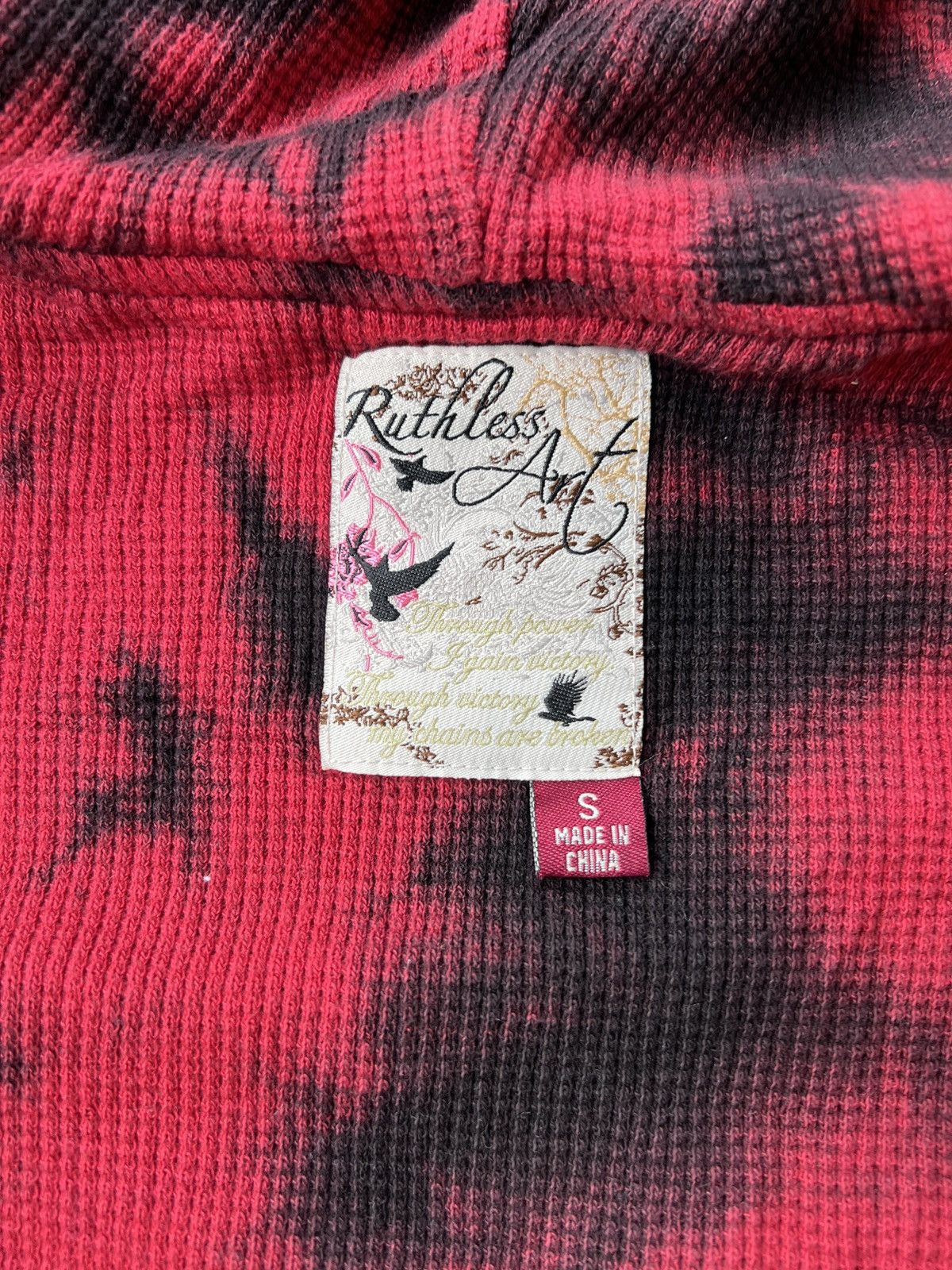 Vintage Ruthless Art Zip Hoodie Size S / US 4 / IT 40 - 3 Thumbnail