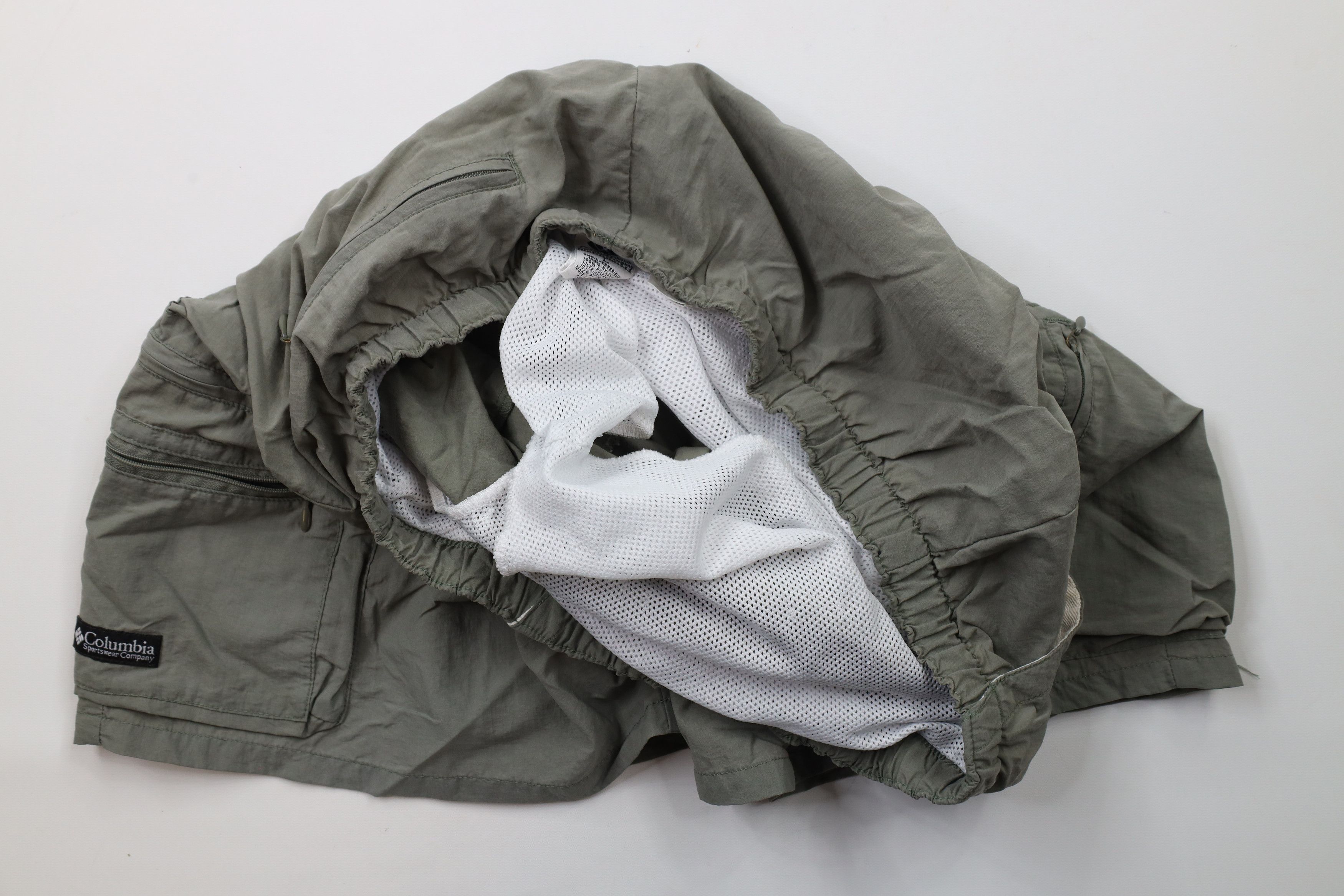 Columbia × Vintage Vintage 90s Columbia Lined Belted Above Knee Shorts Green Size US 34 / EU 50 - 8 Thumbnail
