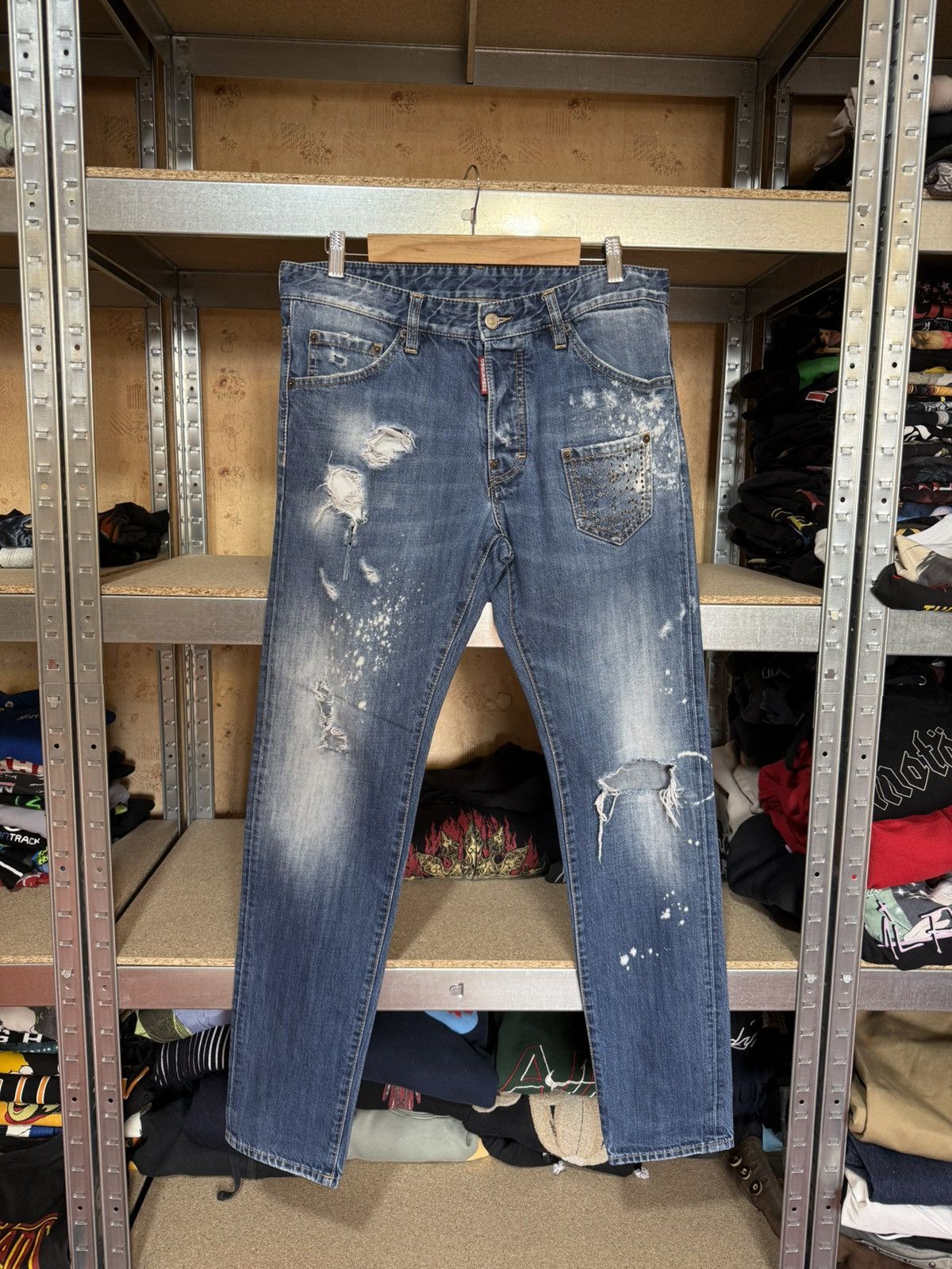 Dsquared2 Rare Luxury Dsquared2 Thrashed Jeans Y2K Hype Size 48 Size US 32 / EU 48 - 1 Thumbnail