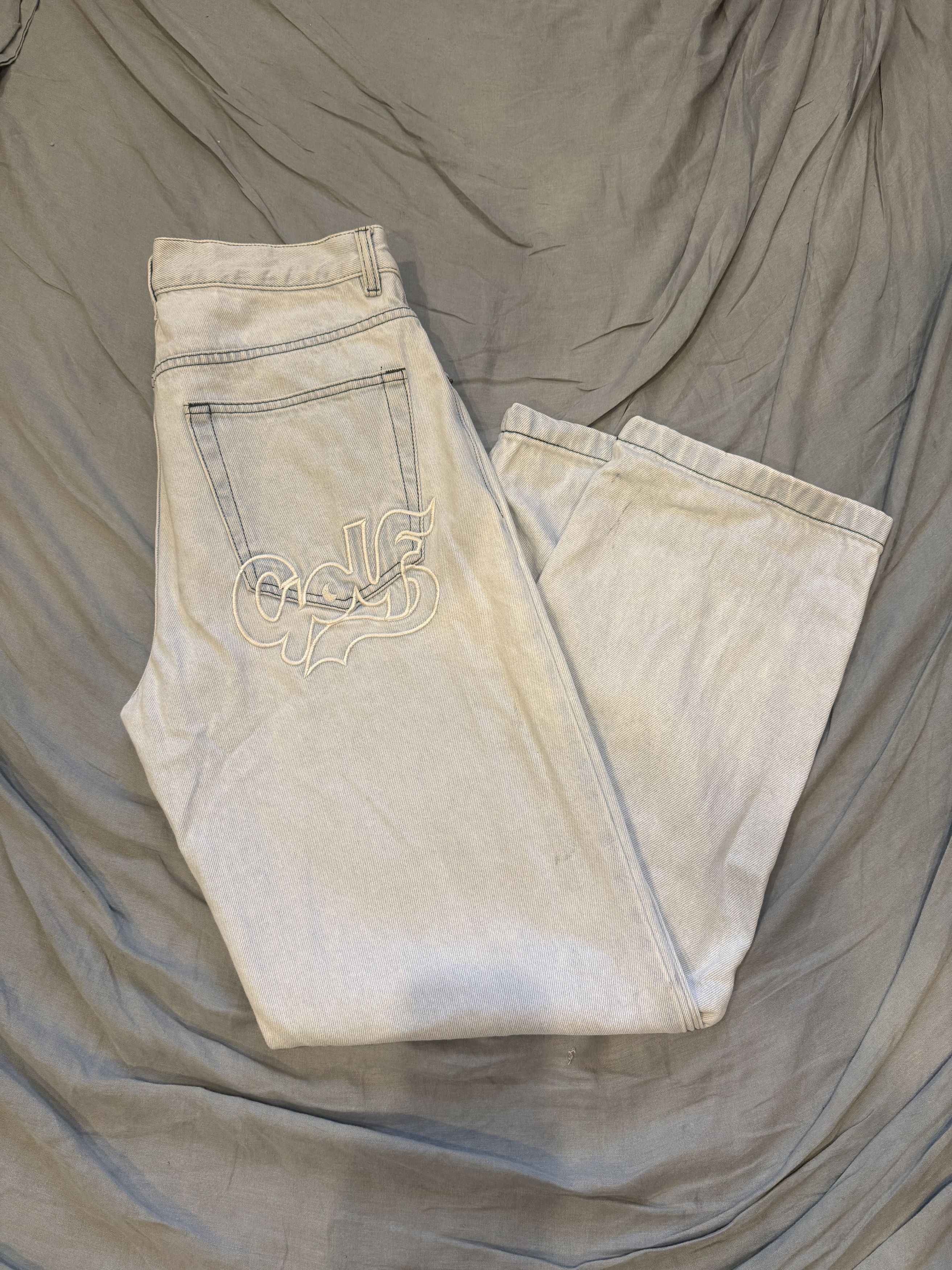 Golf Wang Big Cursive font Denim pants Size US 32 / EU 48 - 1 Thumbnail
