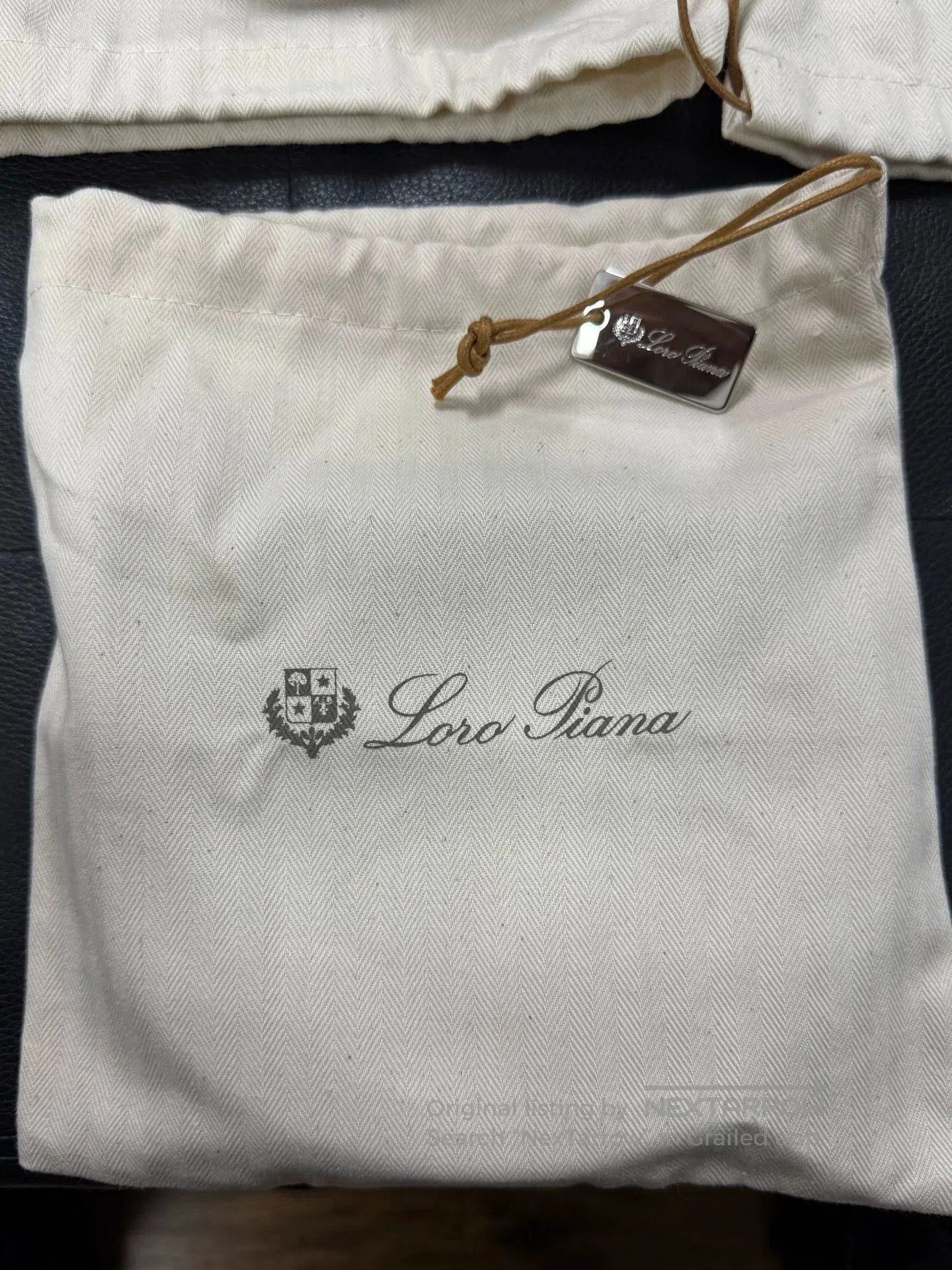 Loro Piana Loro Piana Men's Leather and Wool Belt. Size ONE SIZE - 7 Thumbnail