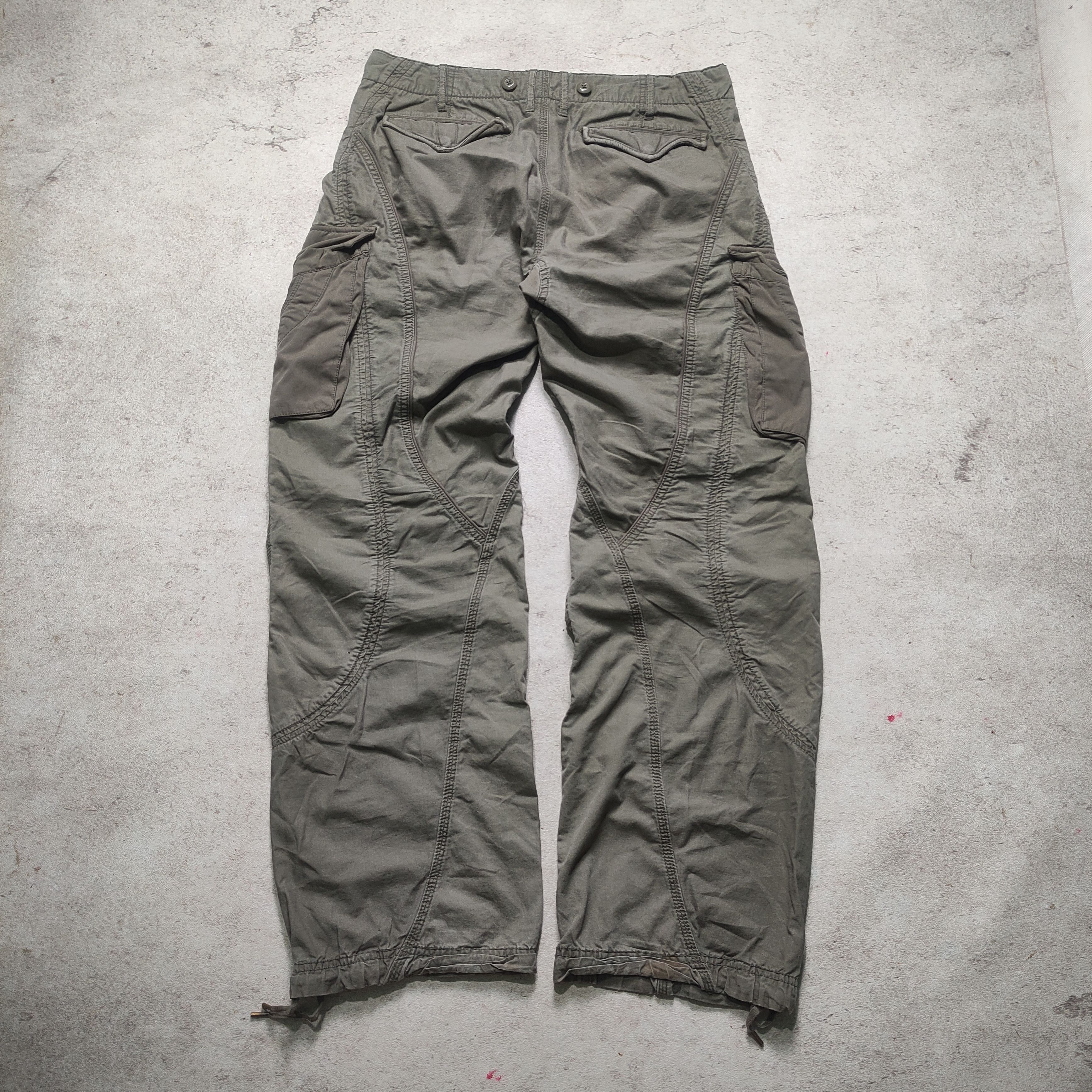 If Six Was Nine × Japanese Brand × Le Grande Bleu (L.G.B.) Goa Cargo Pilots Pants military style Size US 33 - 3 Thumbnail
