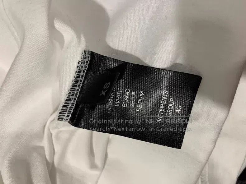 Vetements VETEMENTS Short Sleeve T-Shirt Size US XS / EU 42 / 0 - 9 Thumbnail