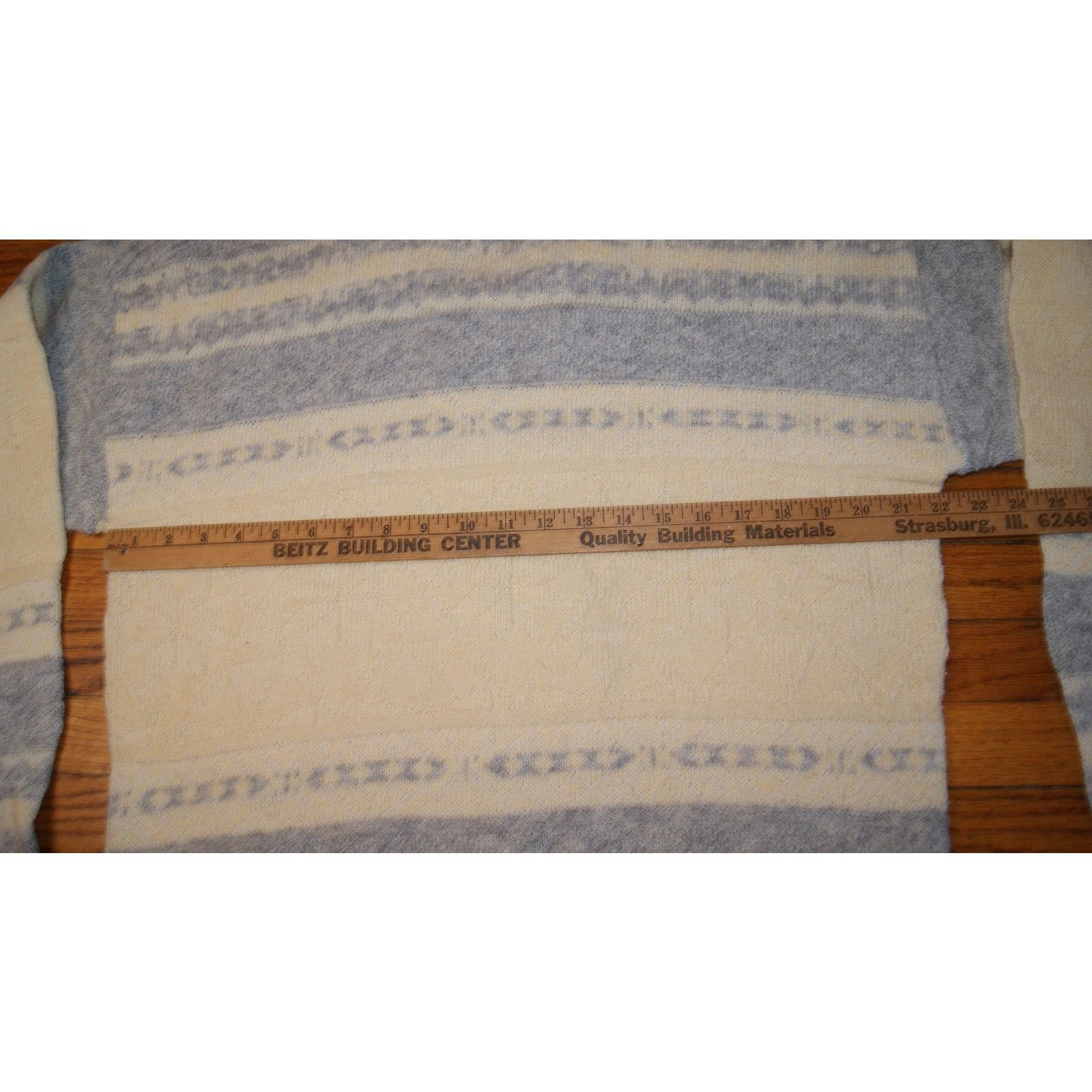 Robert Bruce VTG 80s Robert Bruce Mens Large Wool Knit Sweater Fair Isle Size US L / EU 52-54 / 3 - 5 Thumbnail