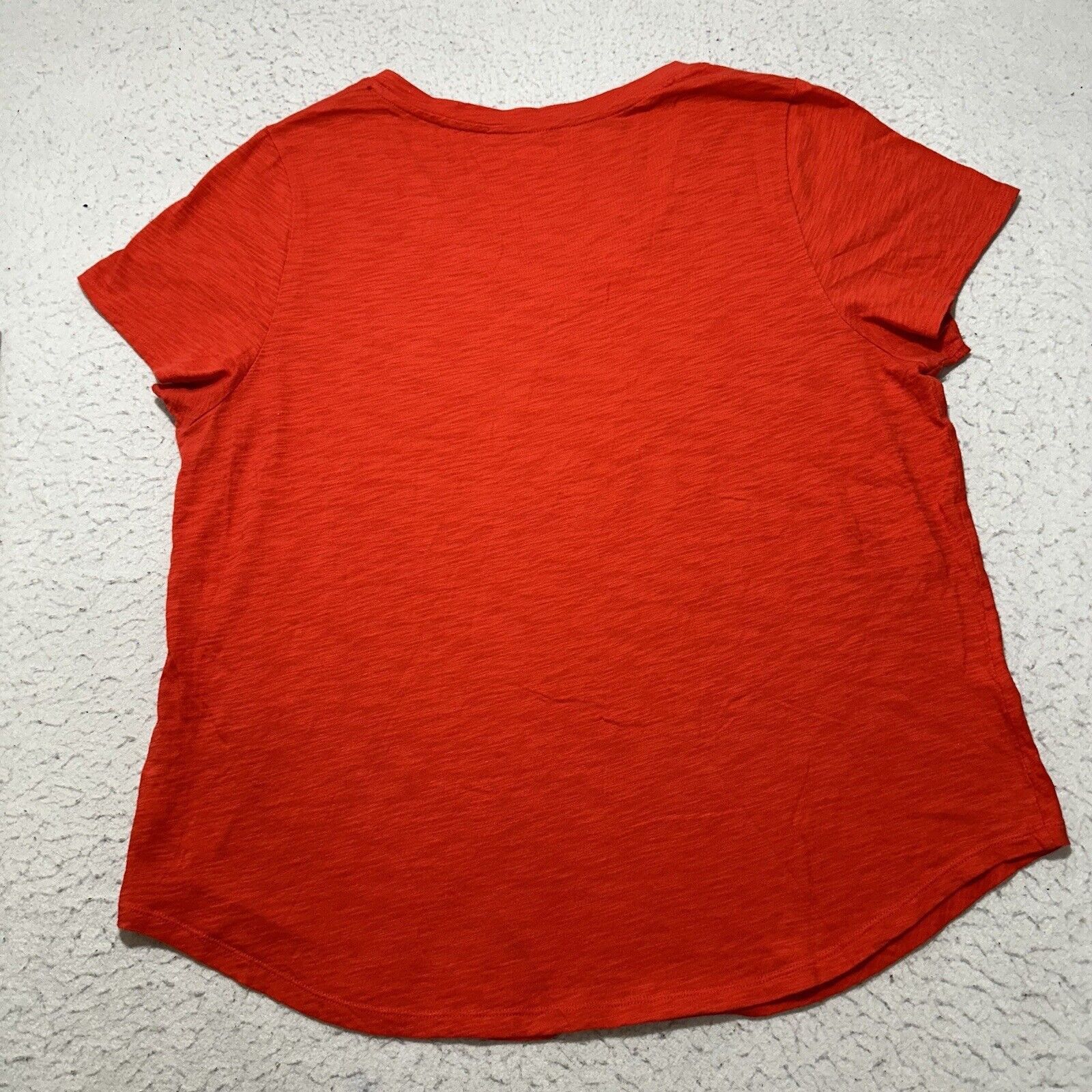 Old Navy Old Navy Everywear XL V-Neck T Shirt Orange/Red Pullover Size XL / US 12-14 / IT 48-50 - 10 Thumbnail