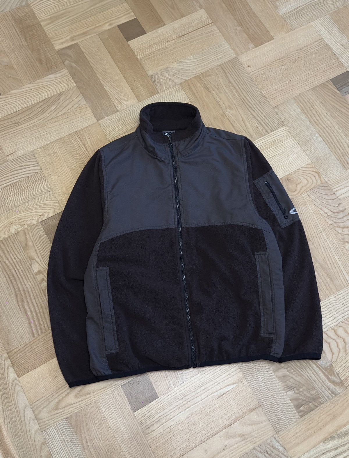 Oakley ☠️OAKLEY Software 2000s Vintage Brown Fleece Sherpa Jacket Size US M / EU 48-50 / 2 - 1 Thumbnail