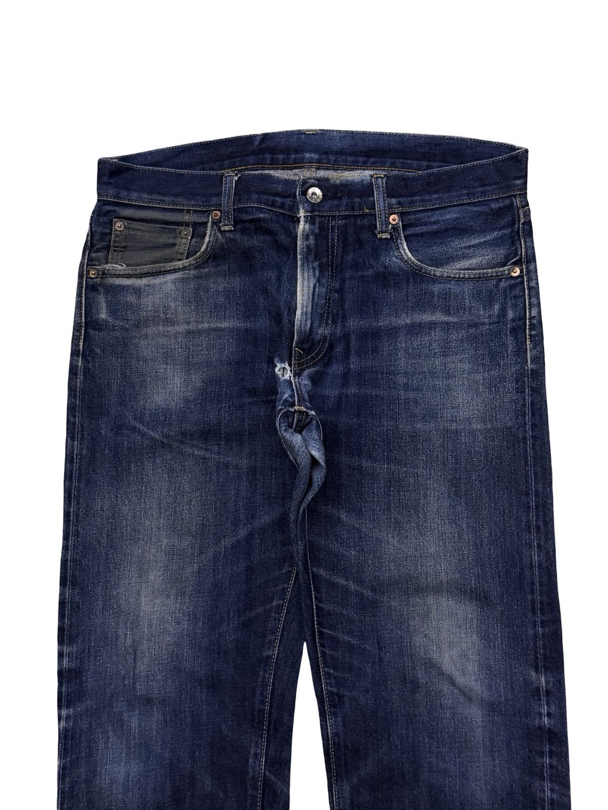 Uniqlo Vintage Uniqlo Japanese Selvedge Denim Jeans | W34 Size US 34 / EU 50 - 4 Thumbnail
