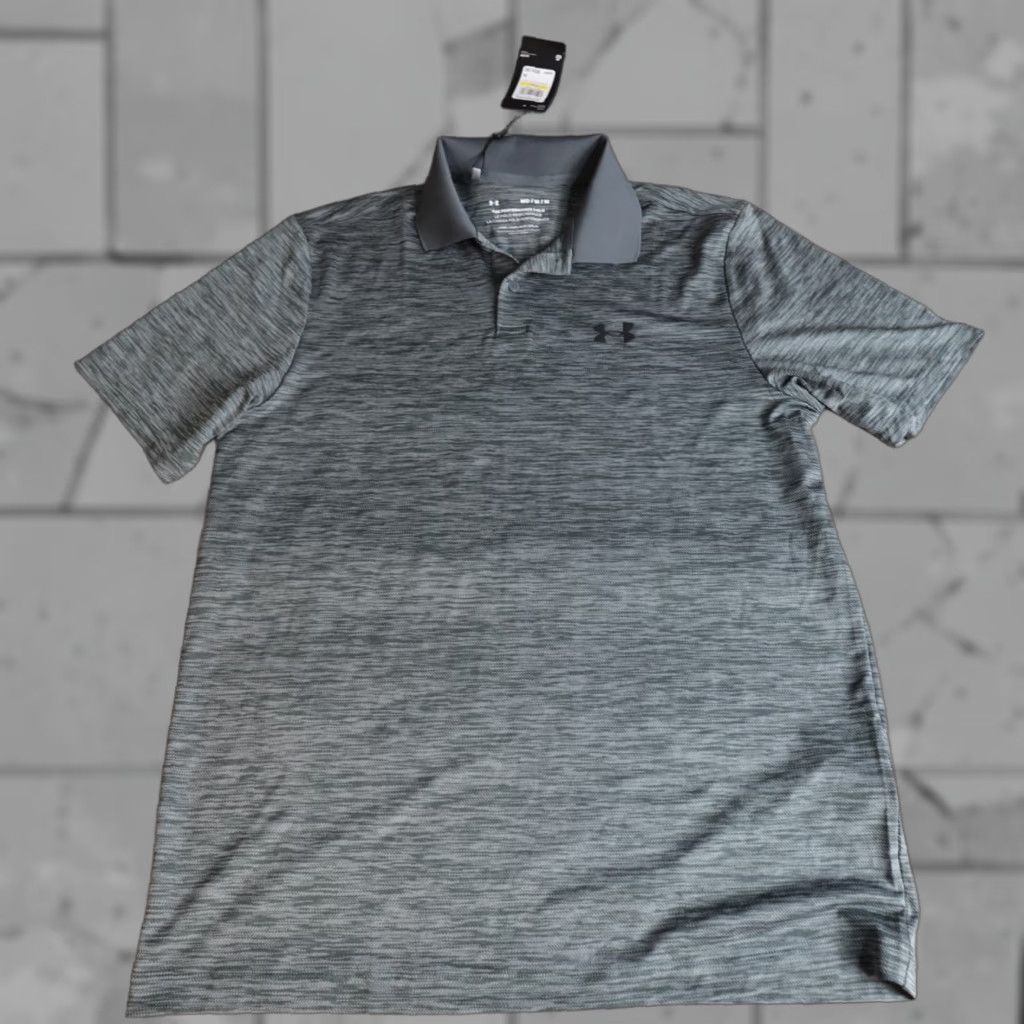 Under Armour Under Armour Polo Shirt M Gray The Performance NEW Size US M / EU 48-50 / 2 - 1 Thumbnail