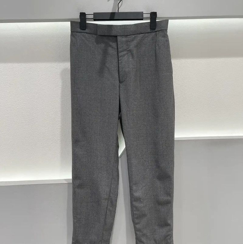 Thom Browne Thom Browne Gray Casual Pants for Men 0089 Size US 32 / EU 48 - 1 Thumbnail