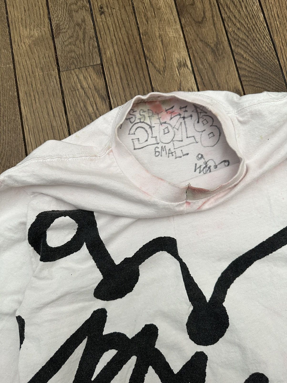 Asspizza Asspizza 2018 Logo Long Sleeve Tee White Sz. Small S Size US S / EU 44-46 / 1 - 4 Thumbnail