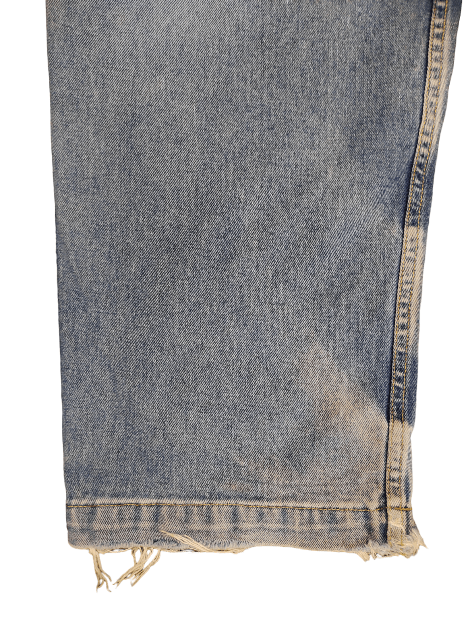 JNCO Vintage Y2k Karl Kani Embroider Faded Distress Baggy Jeans Size US 37 - 13 Thumbnail