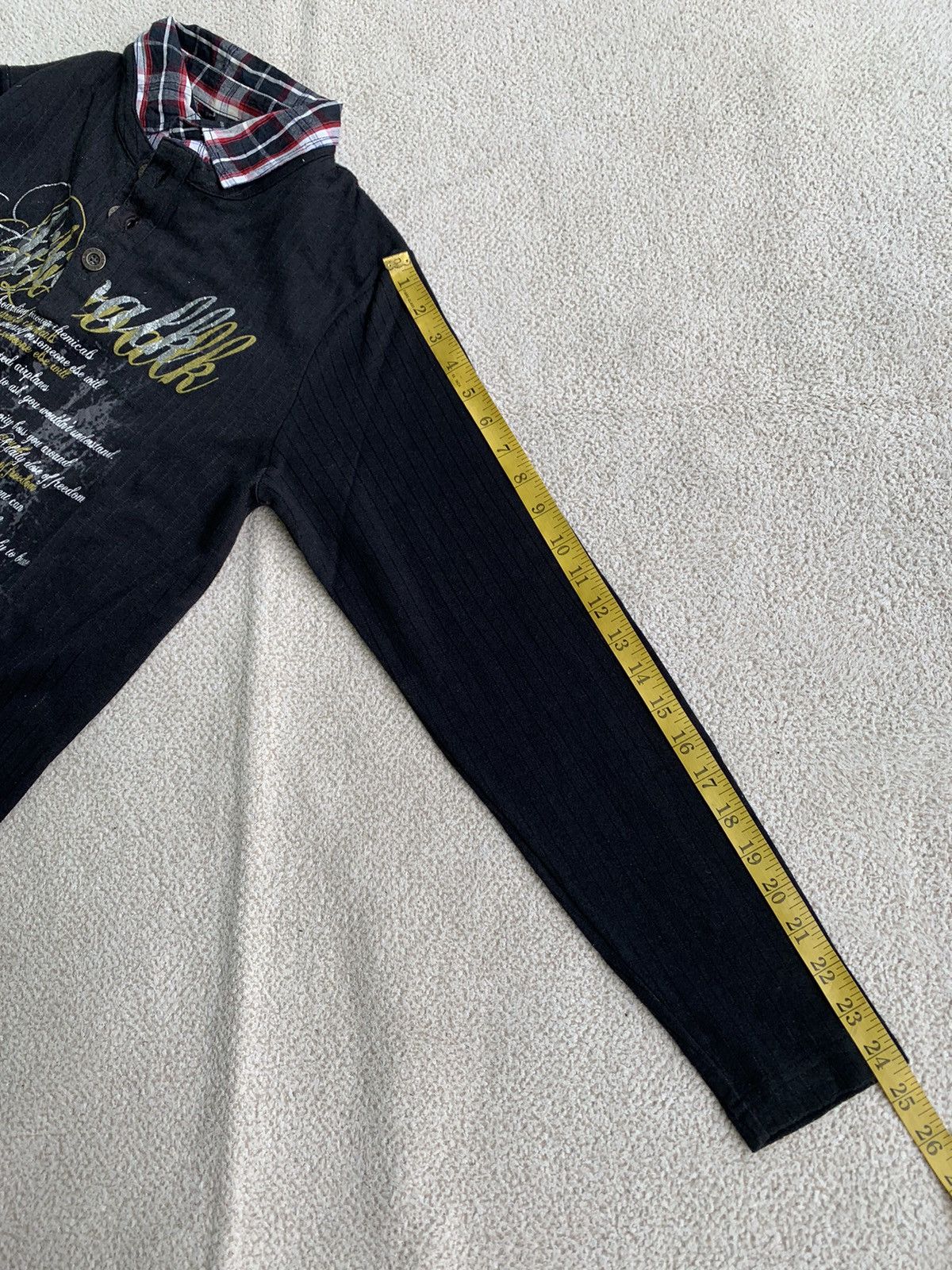 If Six Was Nine × Japanese Brand × Le Grande Bleu (L.G.B.) AIRWALK DOUBLE LAYER LONG SLEEVE IFSIXWASNINE PUNK Size US M / EU 48-50 / 2 - 11 Thumbnail