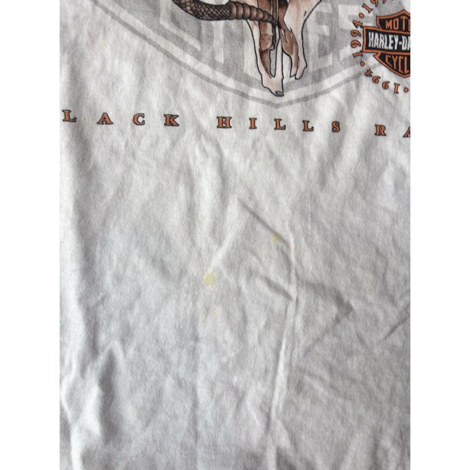 Harley Davidson VINTAGE Harley-Davidson T-Shirt 2XL Crew Neck Sleeveless White Cotton Logo 80s Biker Motorcycle USA Shirts Men Size US XXL / EU 58 / 5 - 6 Thumbnail