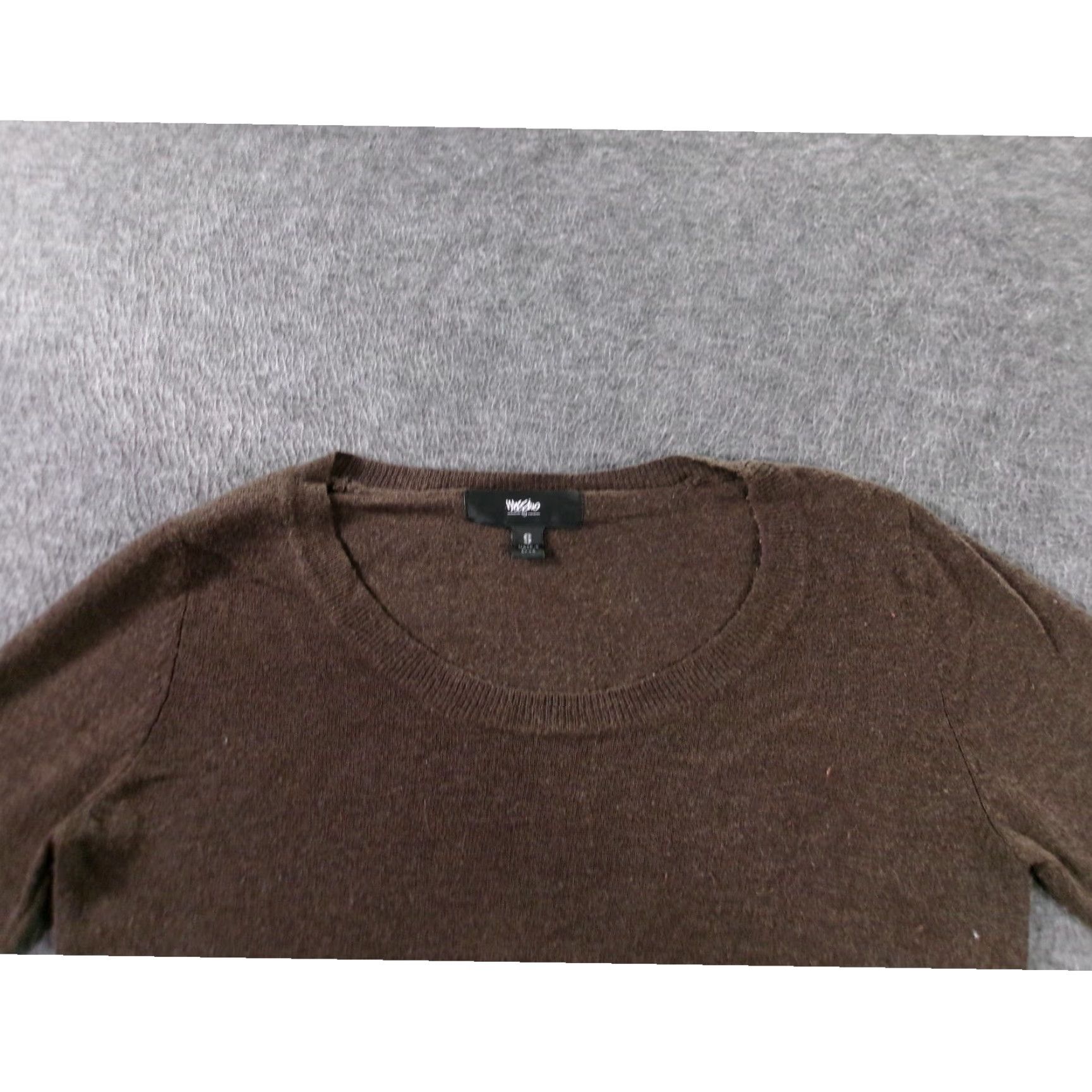 Mossimo Mossimo Sweater Women Small Brown Pullover Long Sleeve Round Neck Classic Cozy Size S / US 4 / IT 40 - 2 Thumbnail