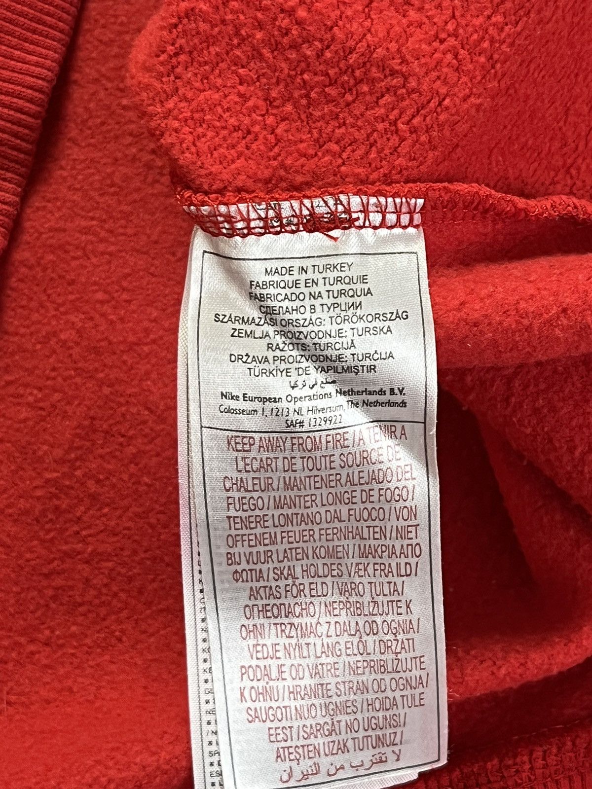 Nike × Vintage ❣️Vintage Nike Hoodie Just Do It Red Colour Size US XL / EU 56 / 4 - 6 Thumbnail