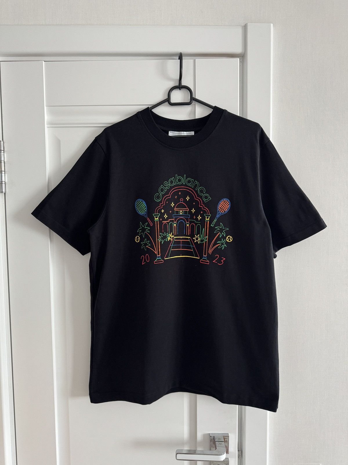 Casablanca Casablanca Rainbow Crayon Temple Screen Printed Tee Size US L / EU 52-54 / 3 - 1 Thumbnail