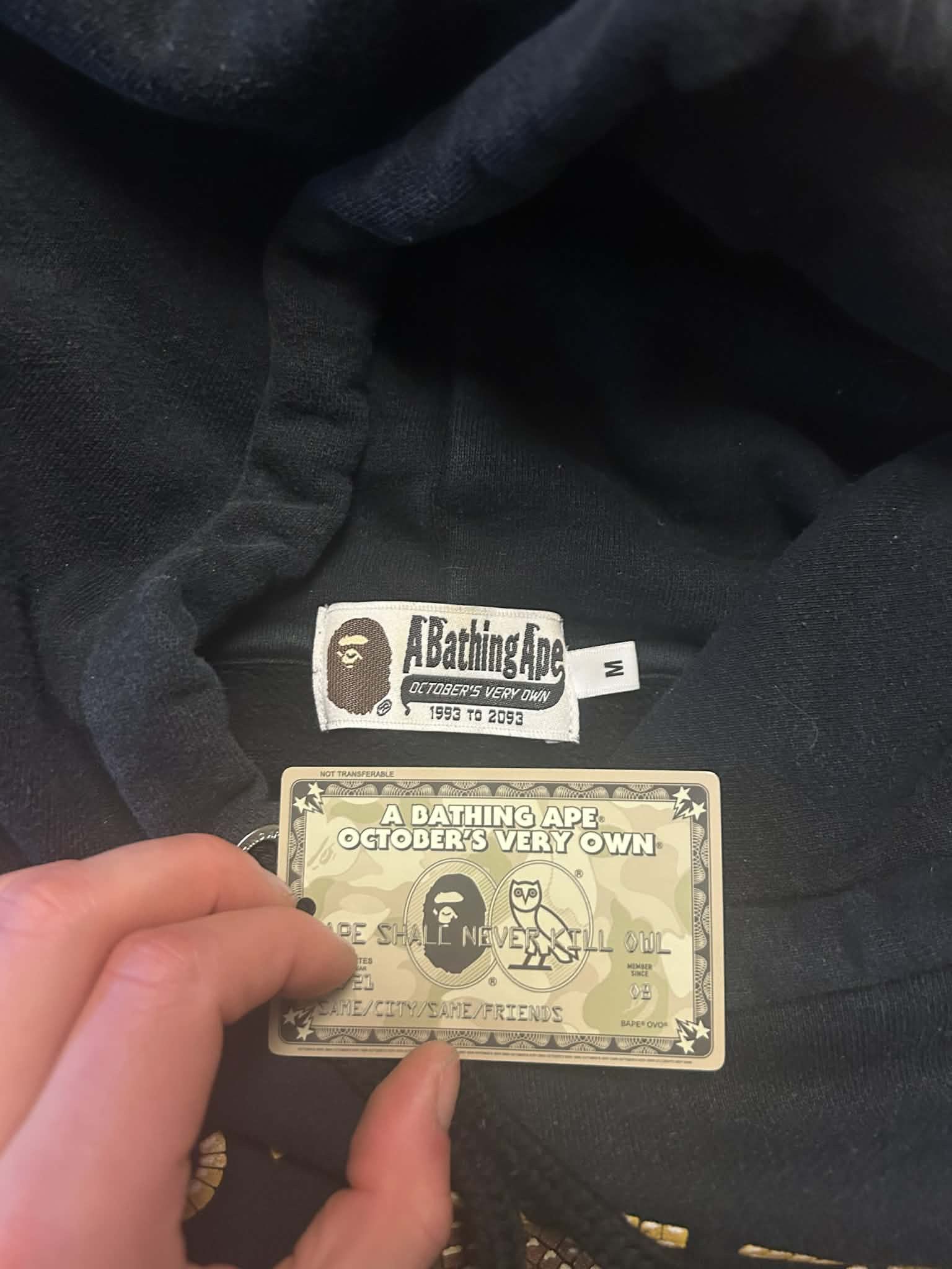 Bape × October's Very Own BAPE X OVO SWEAT SHIRTS Size US M / EU 48-50 / 2 - 4 Thumbnail