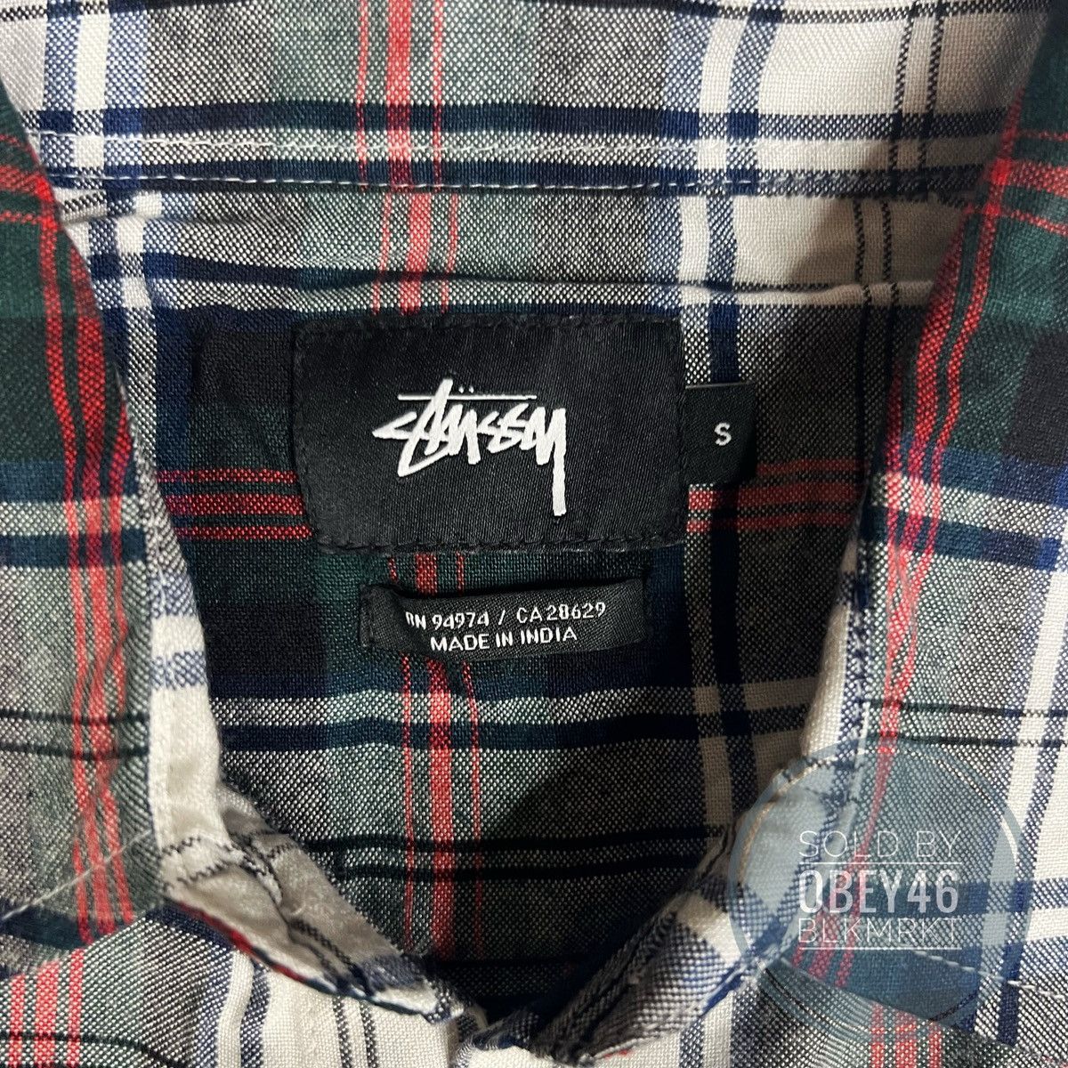 Stussy New Stussy Standard Plaid Flannel Shirt Button Up Size S Size US S / EU 44-46 / 1 - 2 Thumbnail