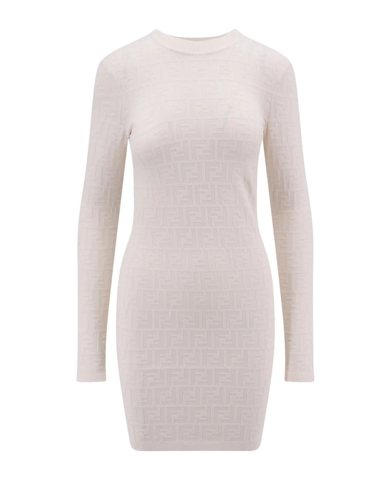 Fendi o1s1wg110426 Dress in Beige Size L / US 10 / IT 46 - 1 Thumbnail