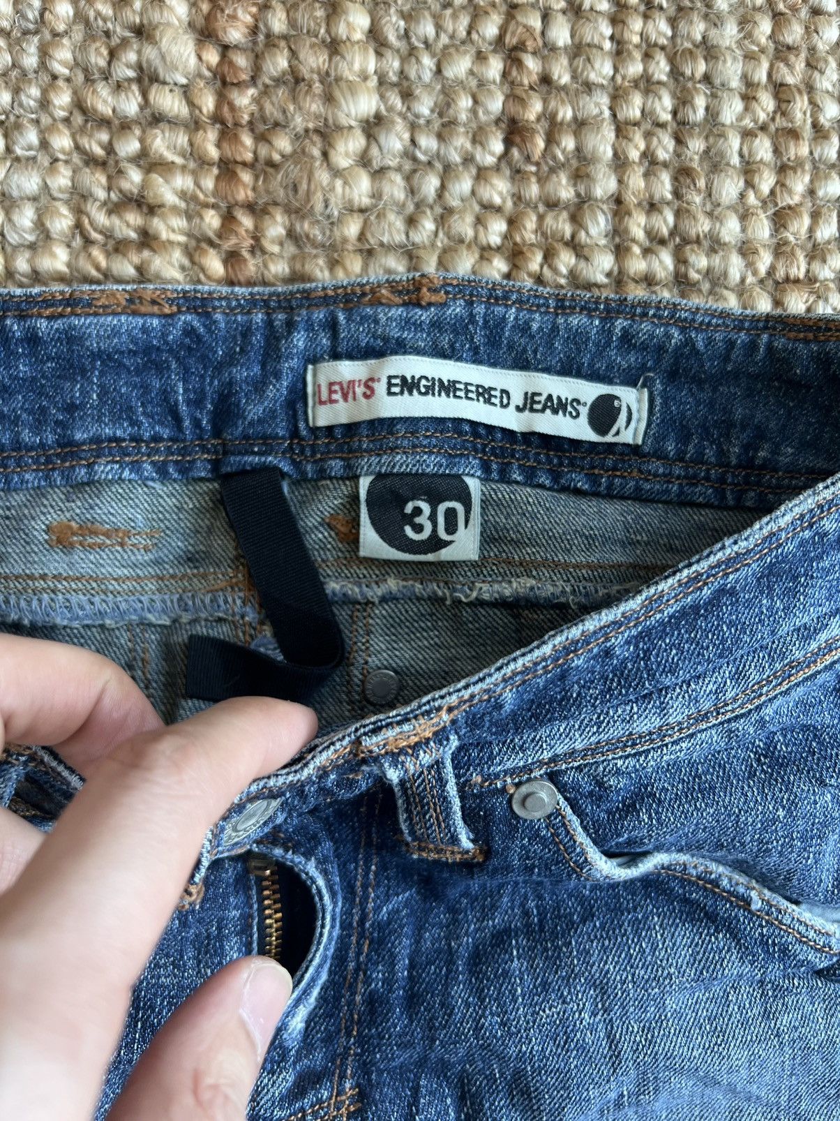Levi's Levis Engineered Twisted Jeans W30 Actual 32x32.5 Size US 30 / EU 46 - 3 Thumbnail