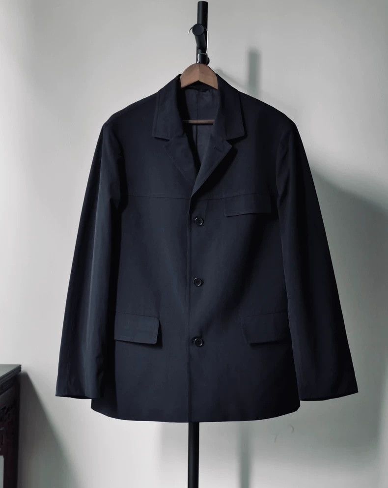 Helmut Lang helmut lang 98ss My Poly Minimalist Style Work Jacket 2504- Size US M / EU 48-50 / 2 - 2 Thumbnail