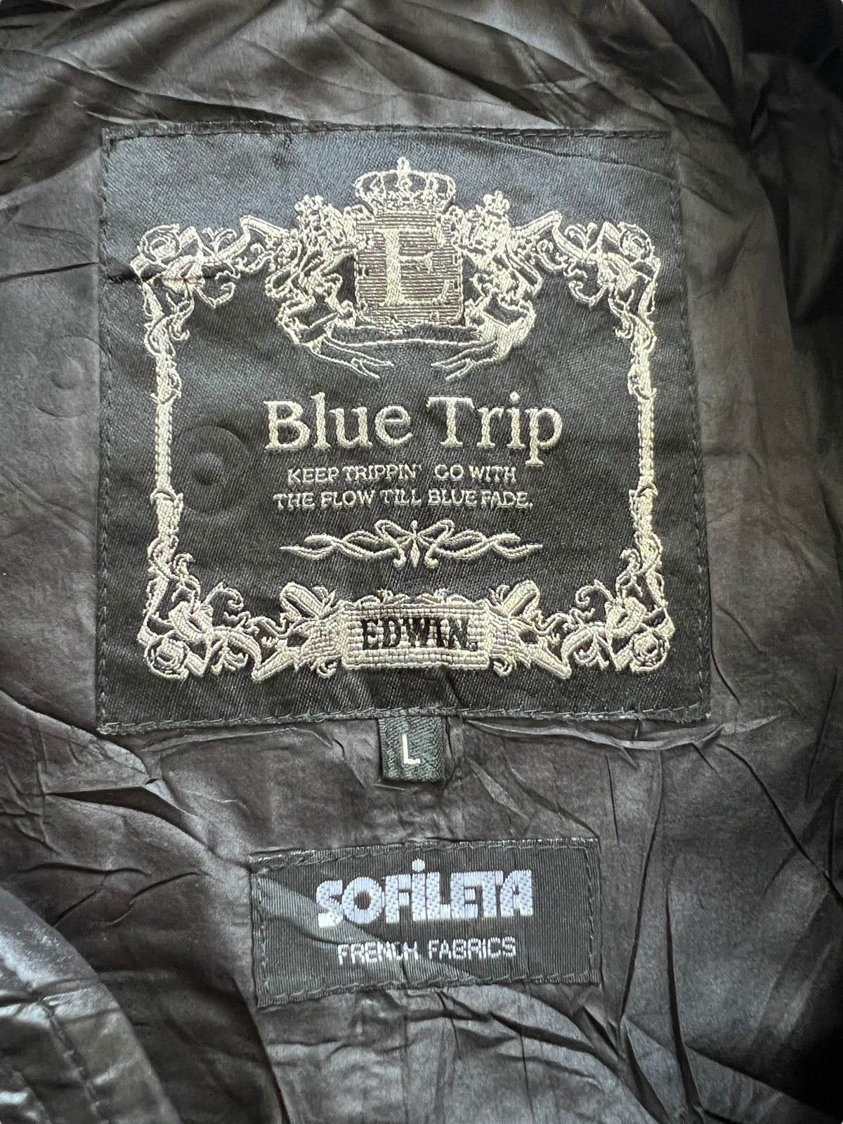 Edwin Edwin Blue Trip Biker Paded Jacket Size US M / EU 48-50 / 2 - 14 Thumbnail