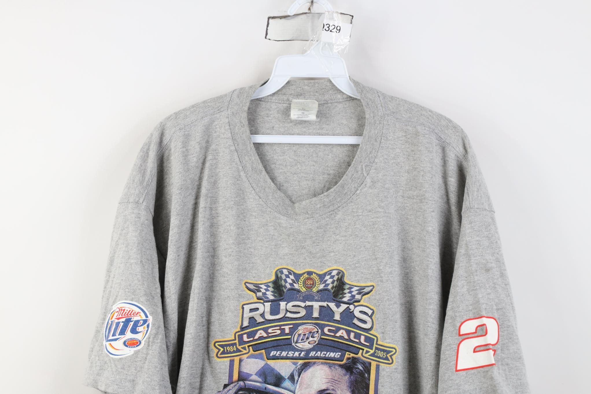 Vintage Vintage Y2K 2005 NASCAR Last Season Racing T-Shirt Gray Size US XL / EU 56 / 4 - 2 Thumbnail
