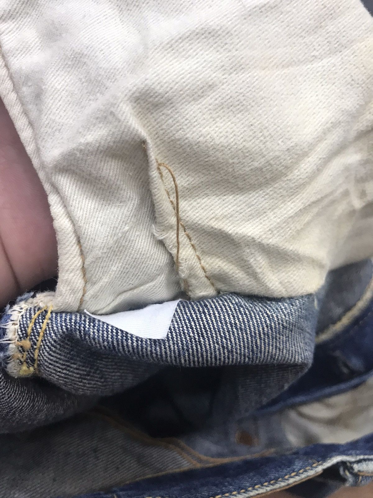 Warehouse 💥THRASHED💥WAREHOUSE SPECIAL Thrashed Selvedge Jeans Size US 29 - 19 Thumbnail