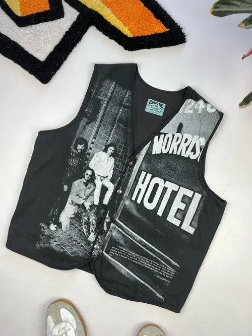 Other Vintage The Doors Jim Morrison Rare Band vest Y2k tank top Size US XL / EU 56 / 4 - 5 Thumbnail