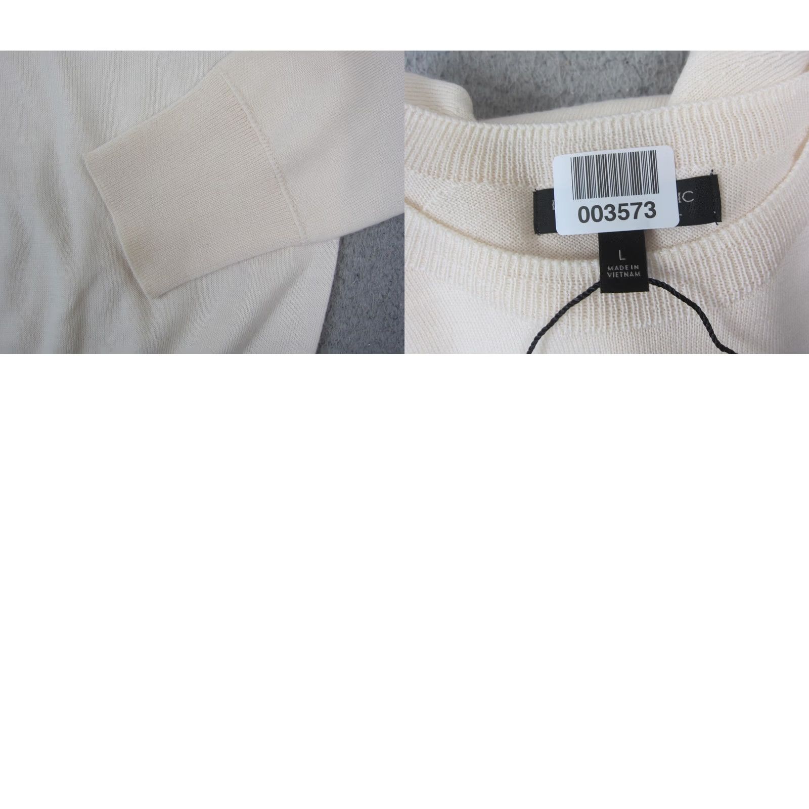 Banana Republic Banana Republic Sweater Womens Large Creme Merino Wool Knit Pullover Casual 90s Size L / US 10 / IT 46 - 9 Thumbnail