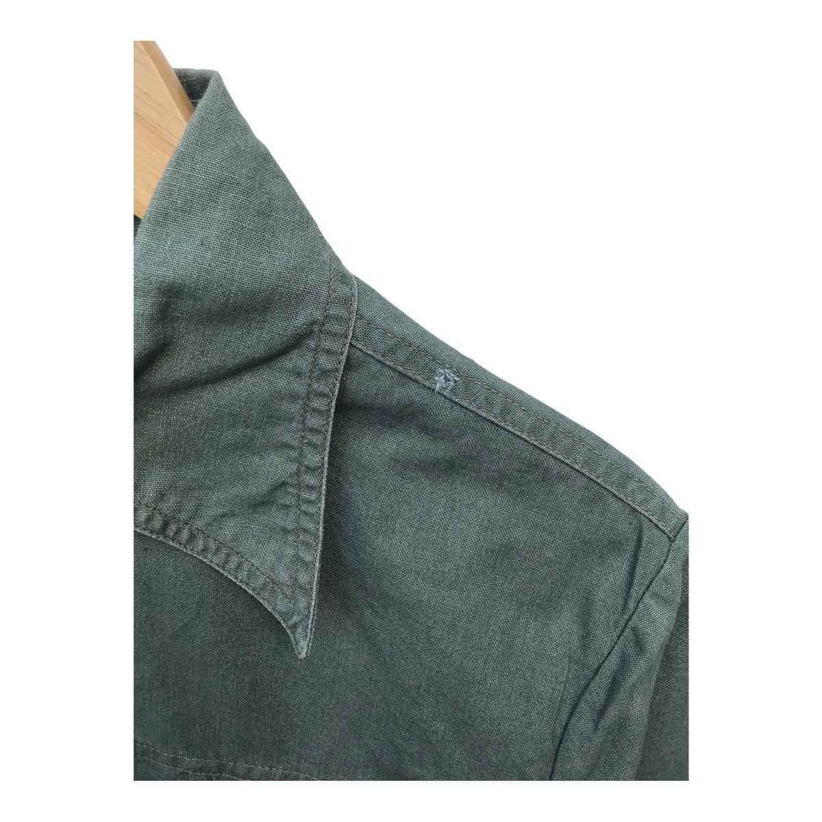 Japanese Brand Big Yank Military Style Snap Button Big Yank Workwear Shirt Size US S / EU 44-46 / 1 - 6 Thumbnail
