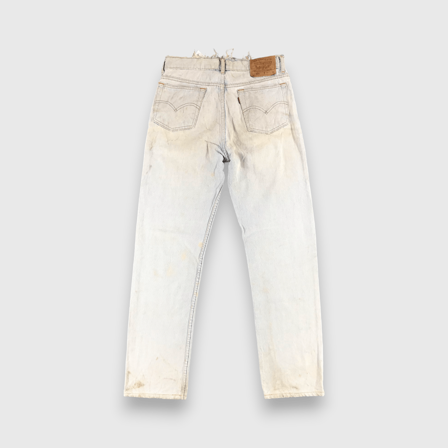 Levi's Vintage Distress Levis 506 Light Wash Jeans-J1287 Size US 31 - 2 Thumbnail