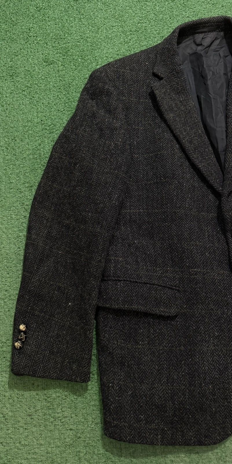Harris Tweed Harris Tweed Blazer Vintage Wool Size 50R - 4 Thumbnail